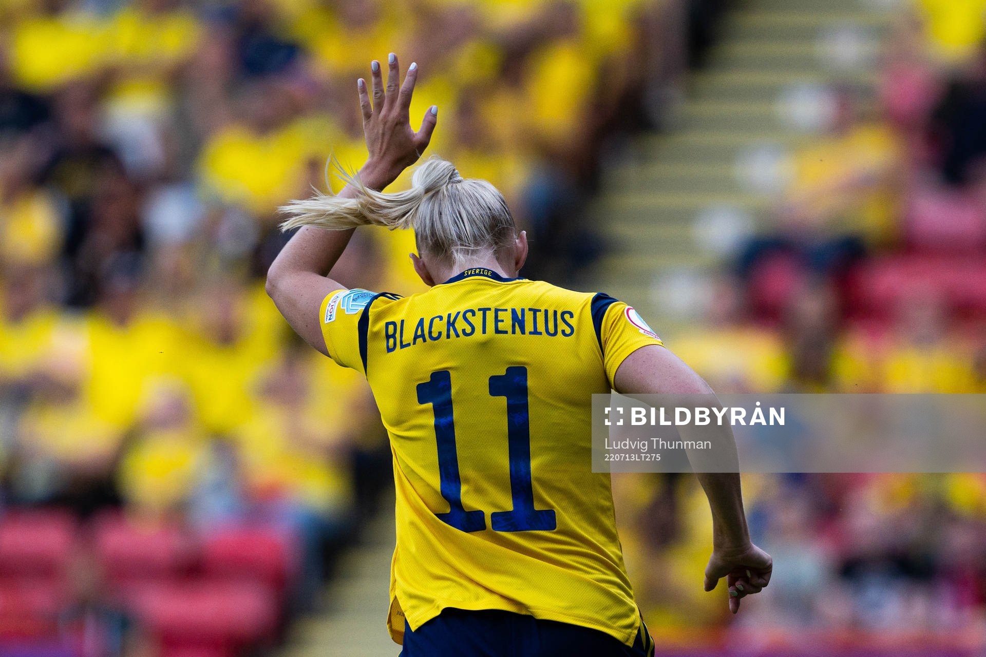 Stina Blackstenius of Sweden