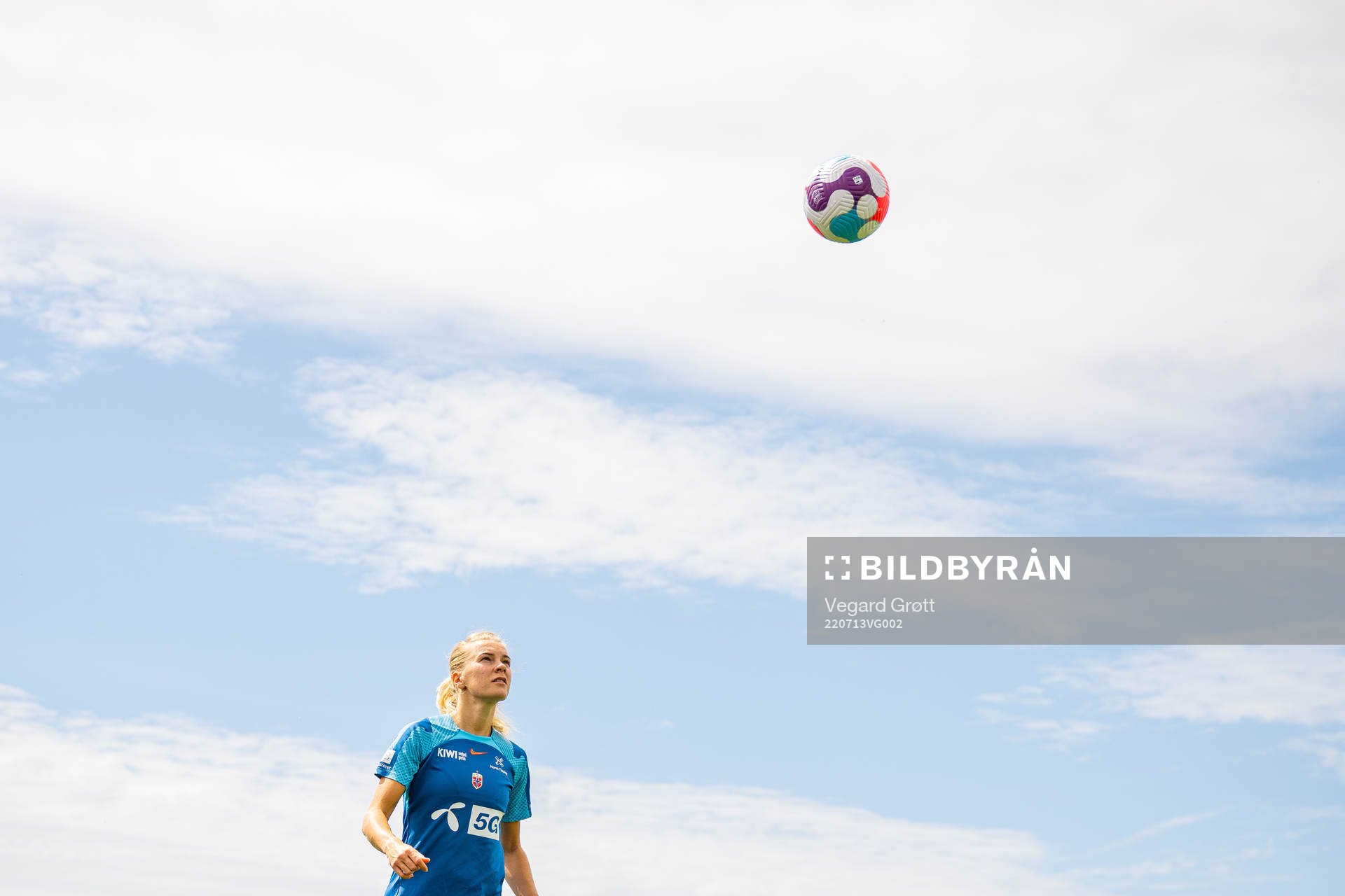 Ada Hegerberg of the Norwegian national football team at a