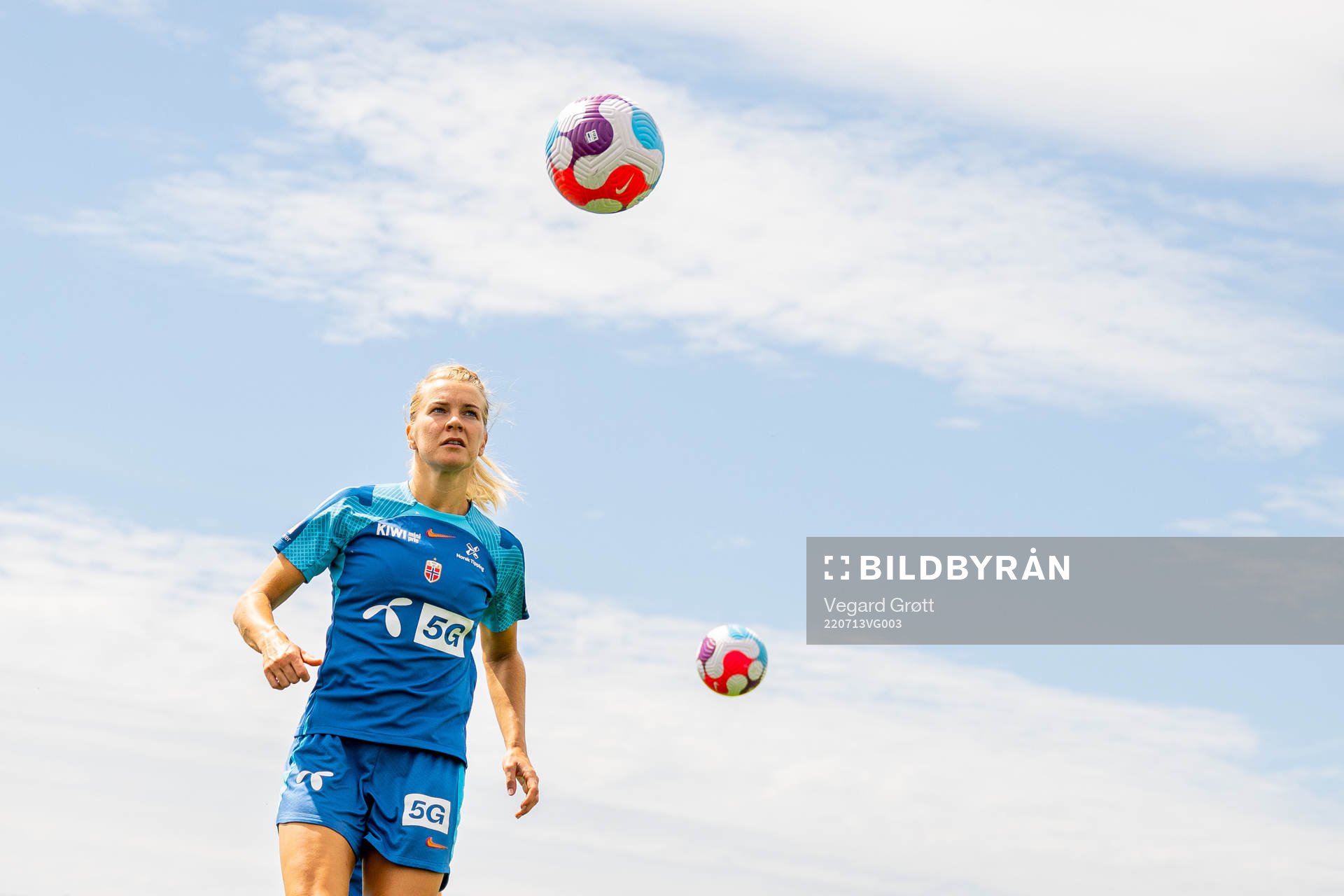 Ada Hegerberg of the Norwegian national football team at a