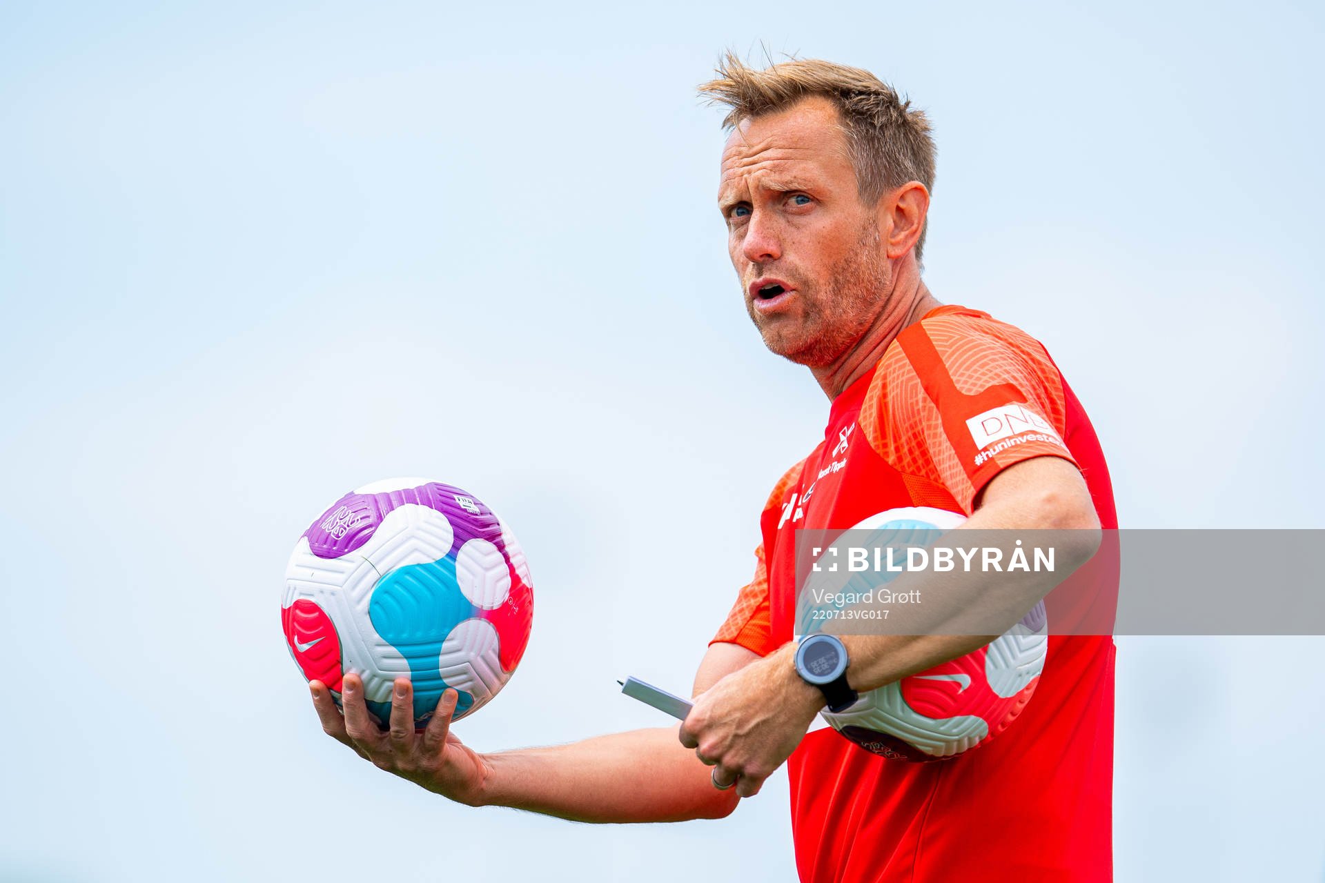 Martin Sjögren, head coach of the Norwegian national