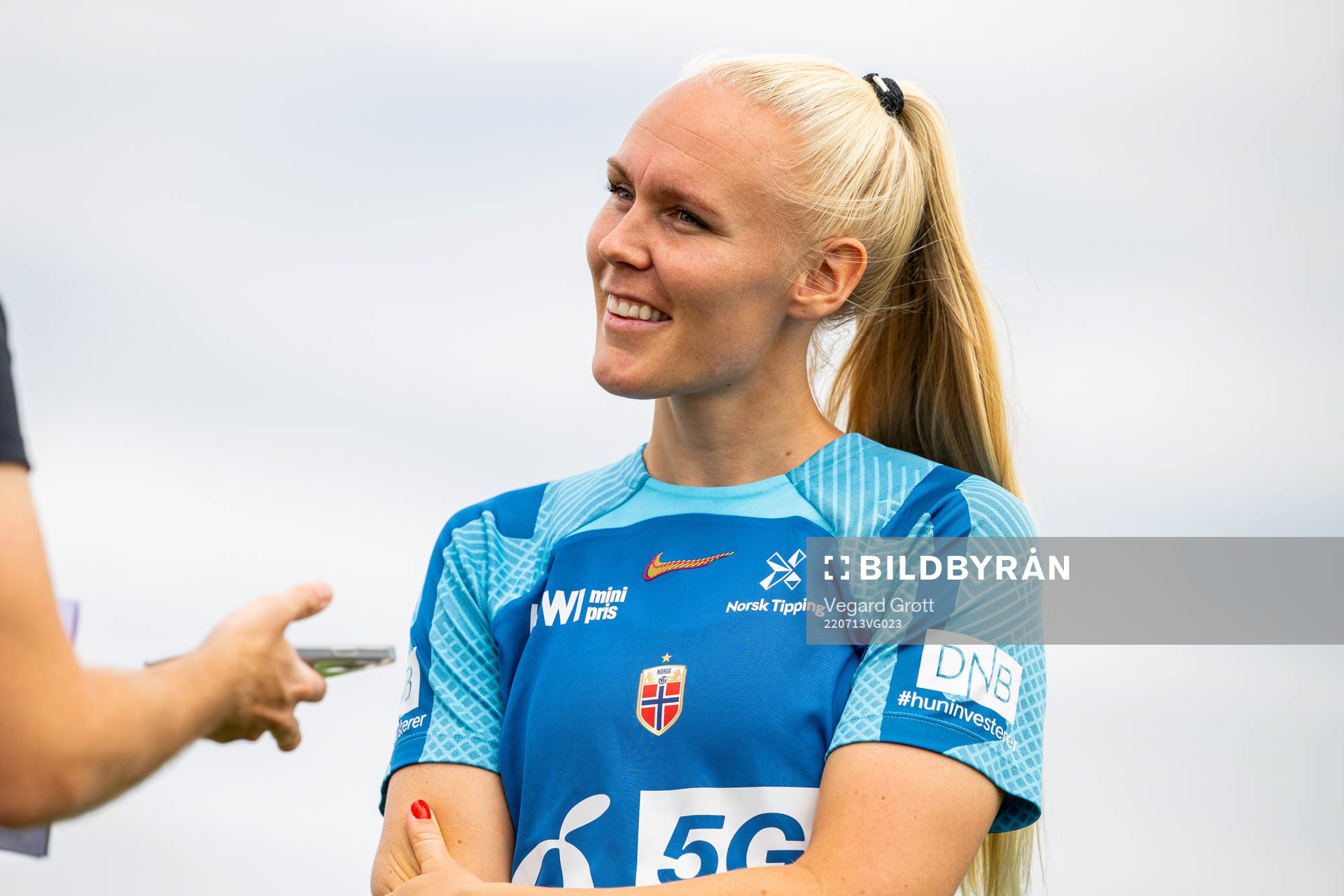 Maria Thorisdottir of the Norwegian national football team