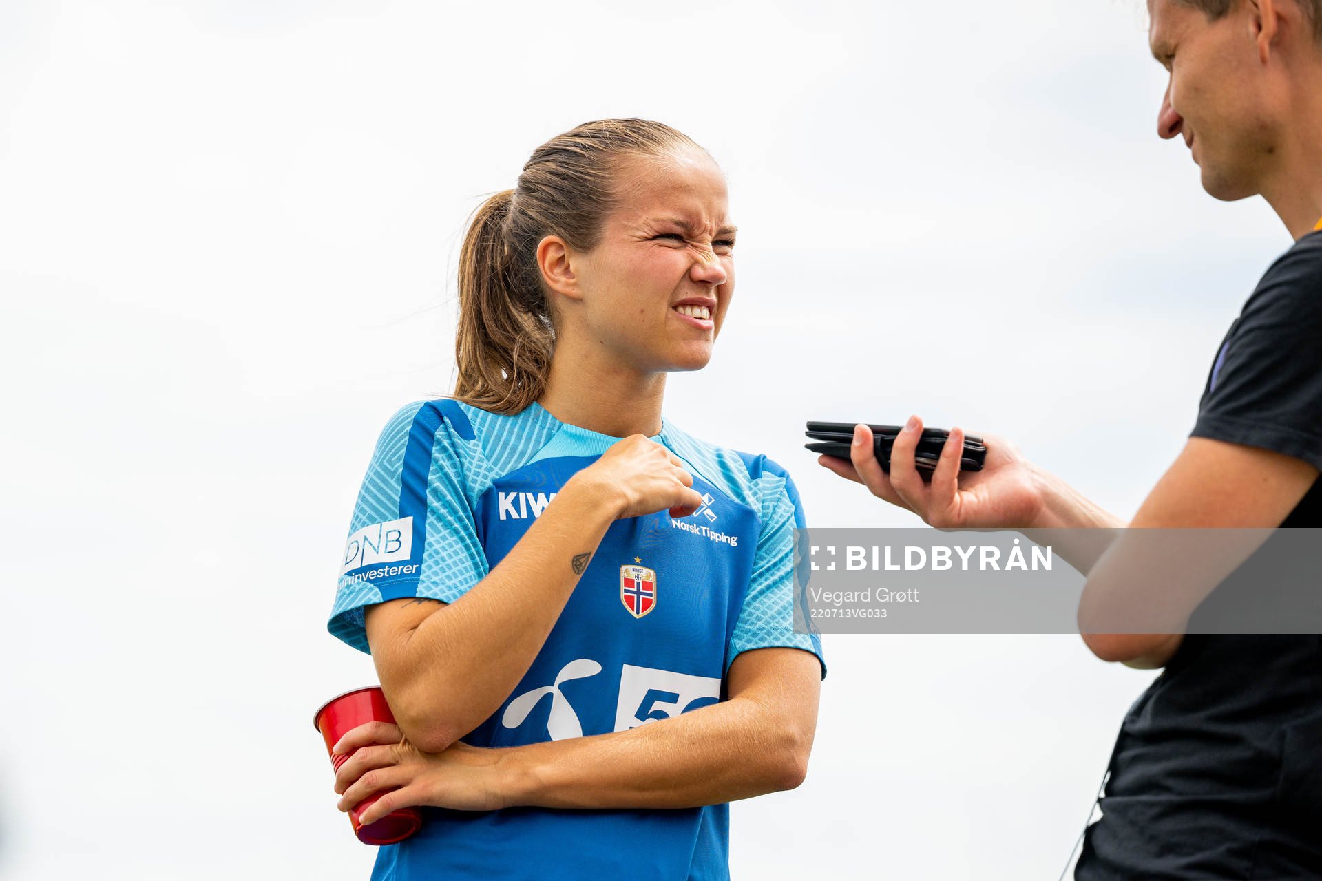 Guro Reiten of the Norwegian national football team is