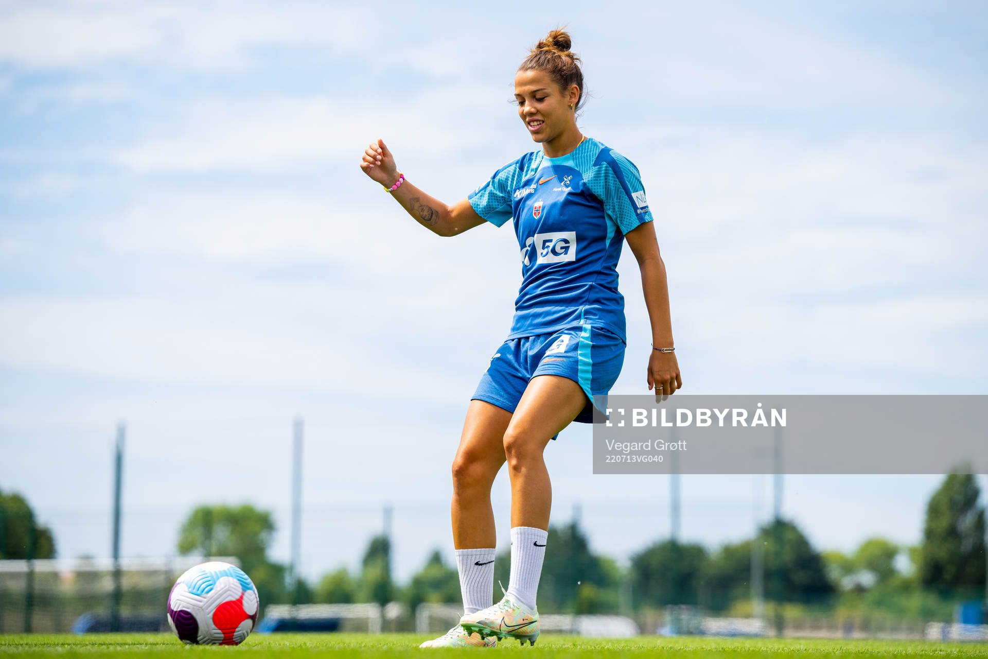 Celin Bizet Ildhusøy of the Norwegian national football
