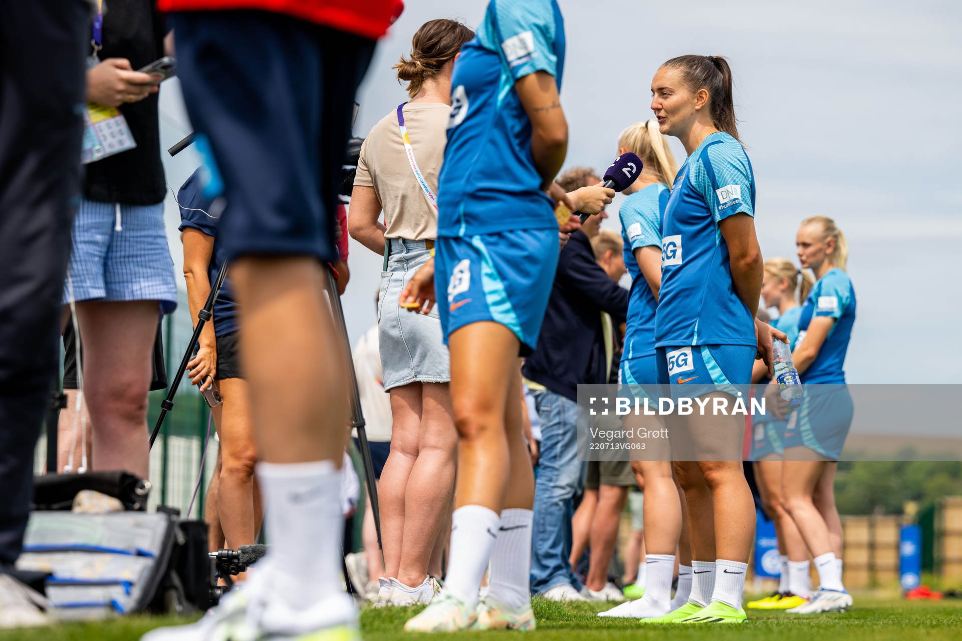 Vilde Bøe Risa of the Norwegian national football team at