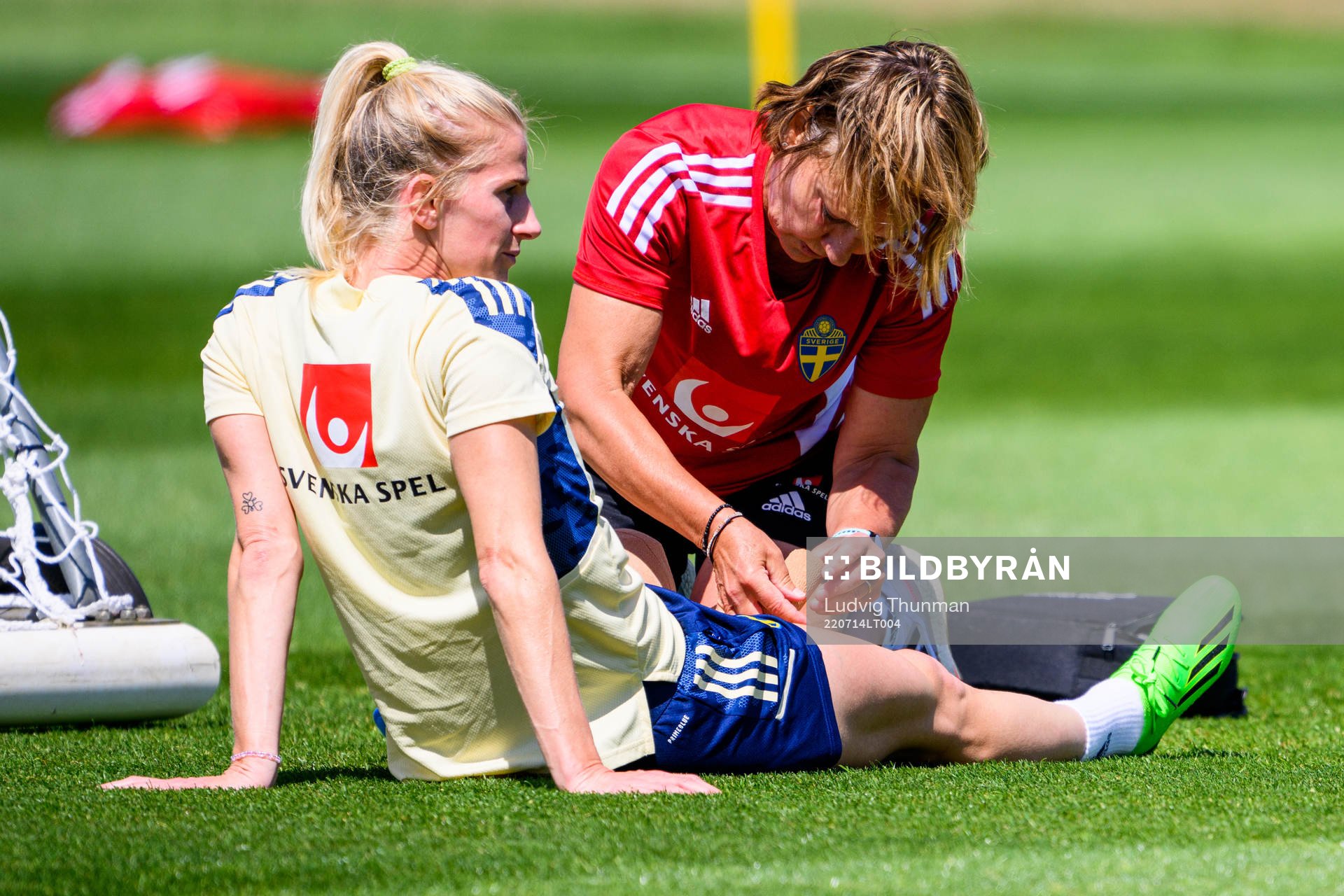 Sofia Jakobsson of the Swedish women's national football