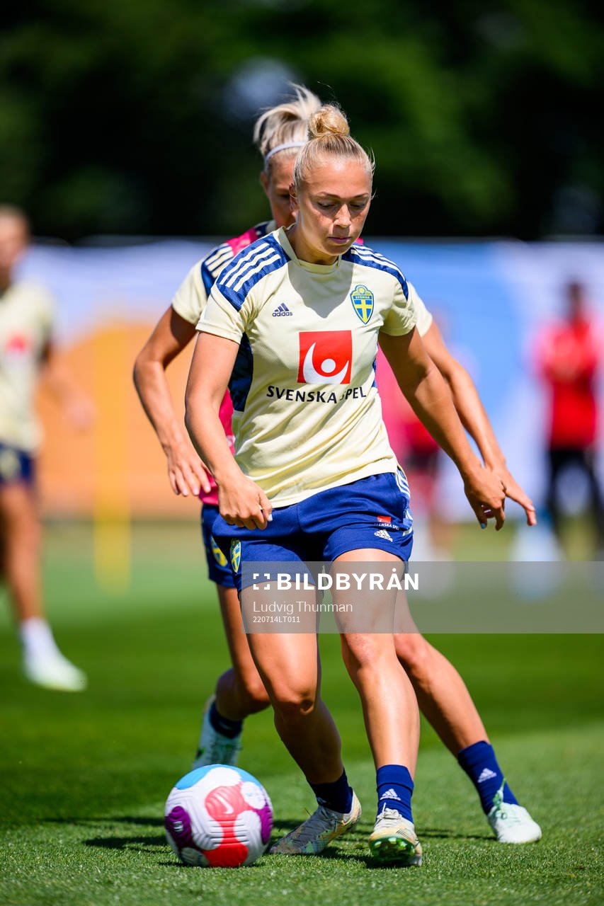 Hanna Bennison of the Swedish women's national football