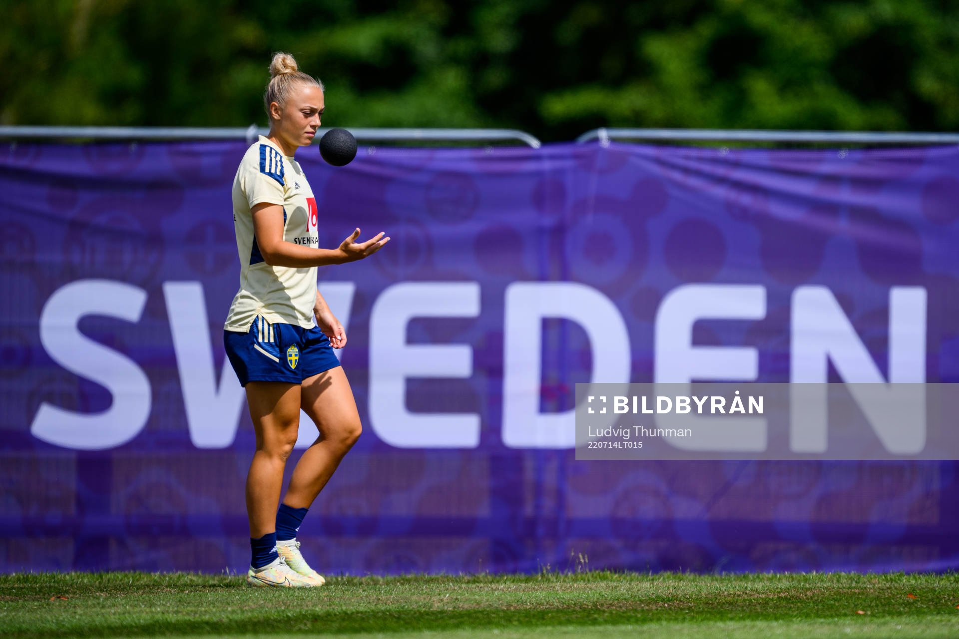 Hanna Bennison of the Swedish women's national football