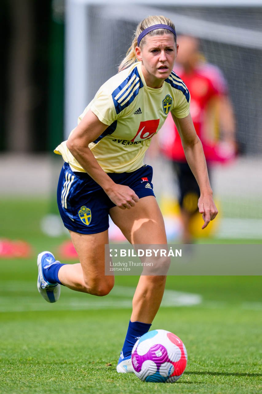 Olivia Schough of the Swedish women's national football
