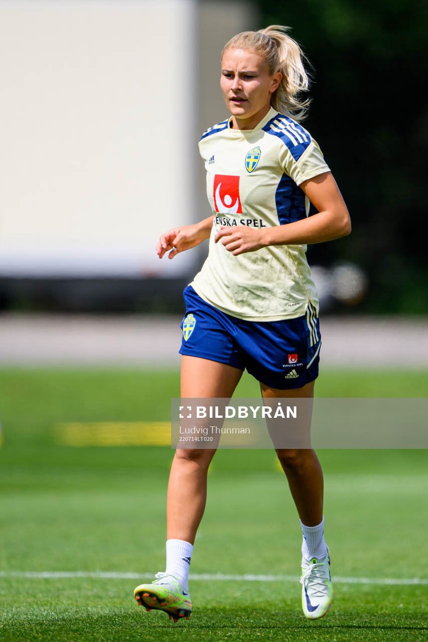 Amanda Nilden of the Swedish women's national football team