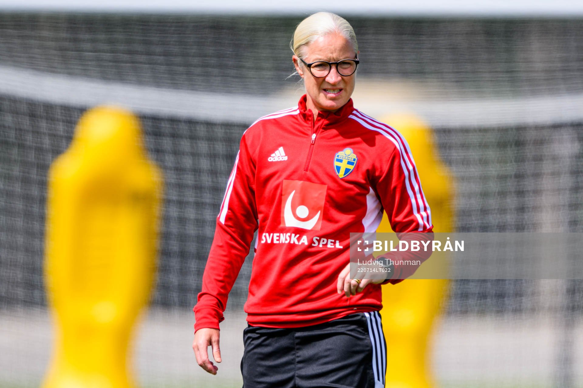 Victoria Sandell, assistant coach of the Swedish women's
