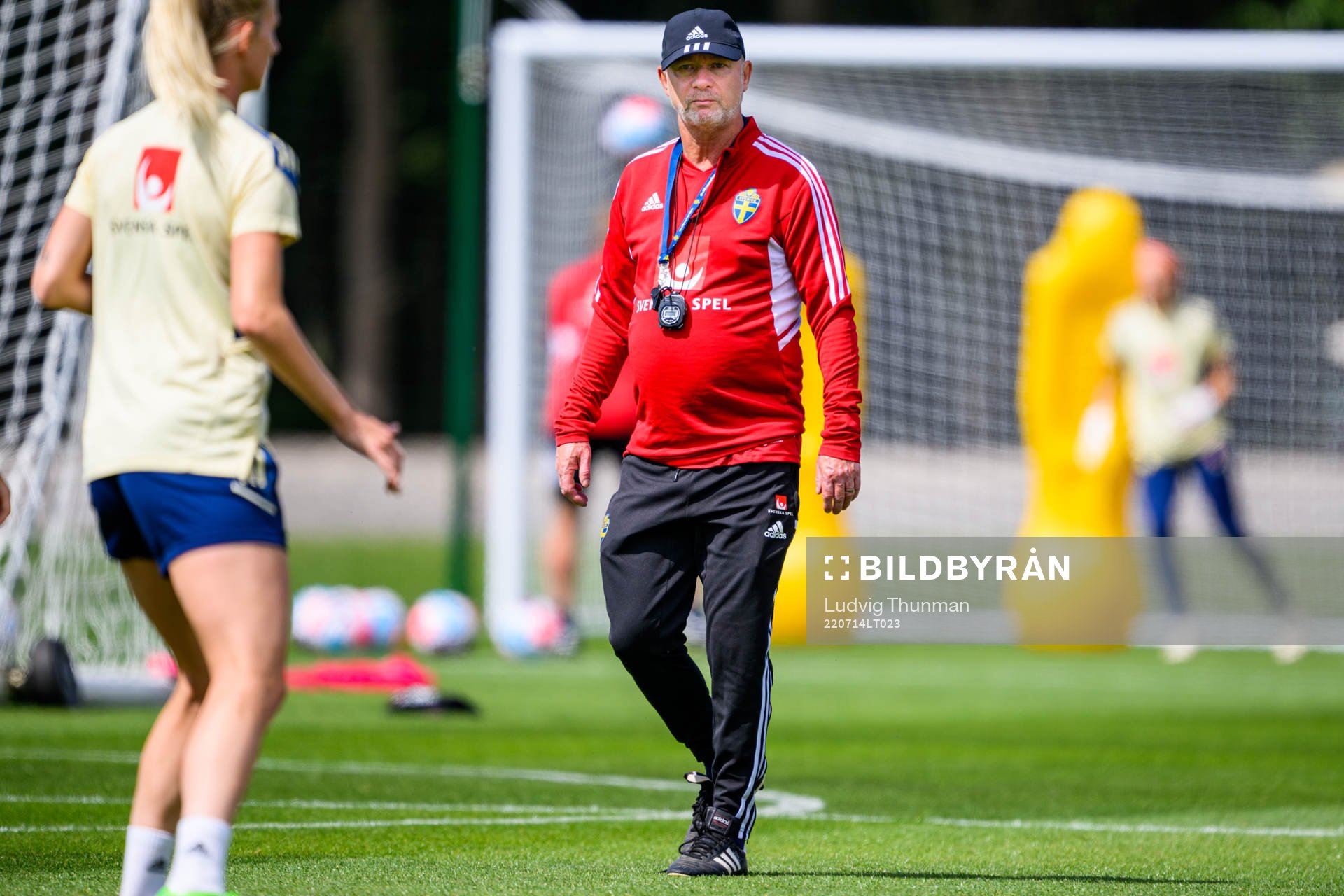 Peter Gerhardsson, head coach of the Swedish women's