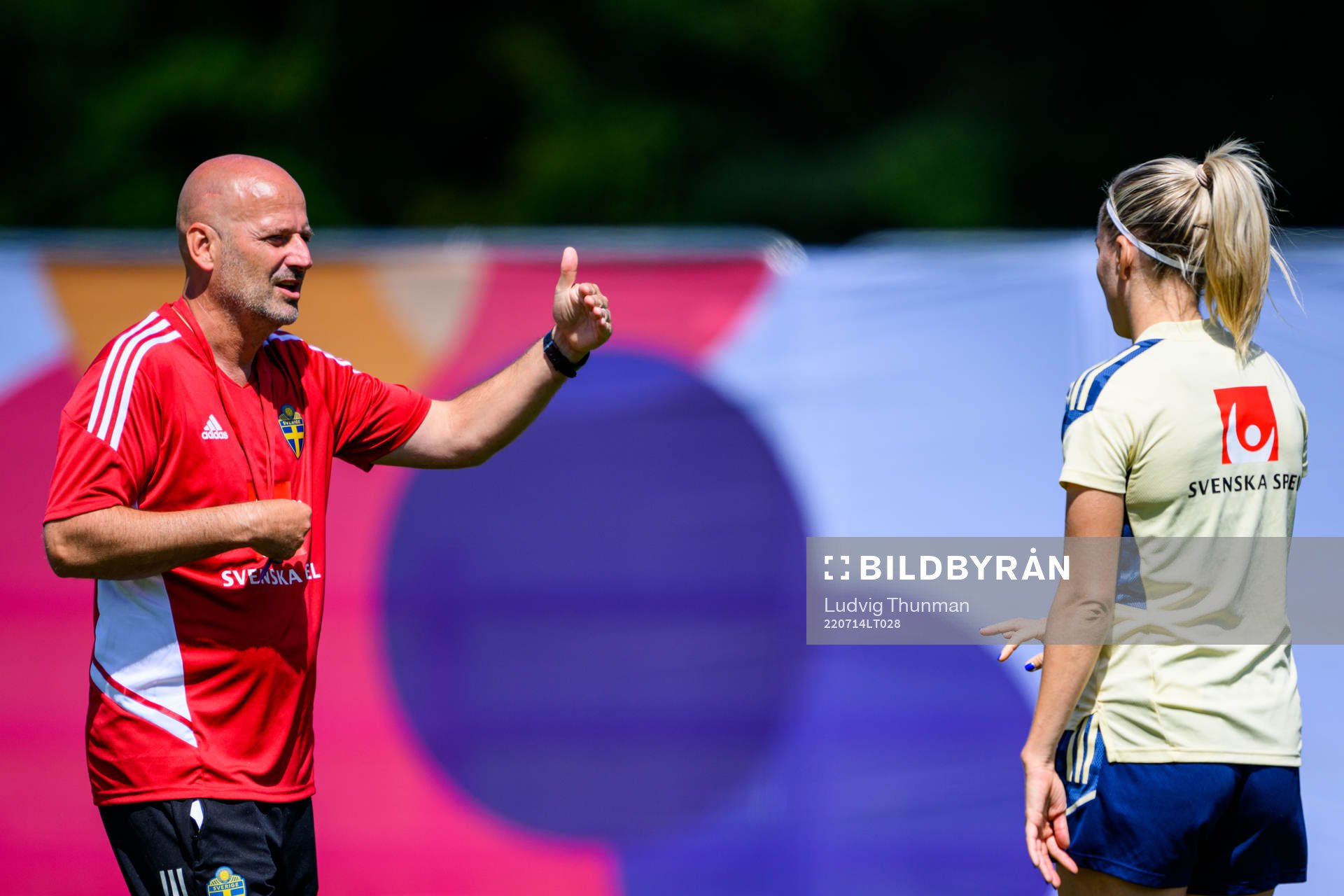 Magnus Wikman, assistant coach of the Swedish women's