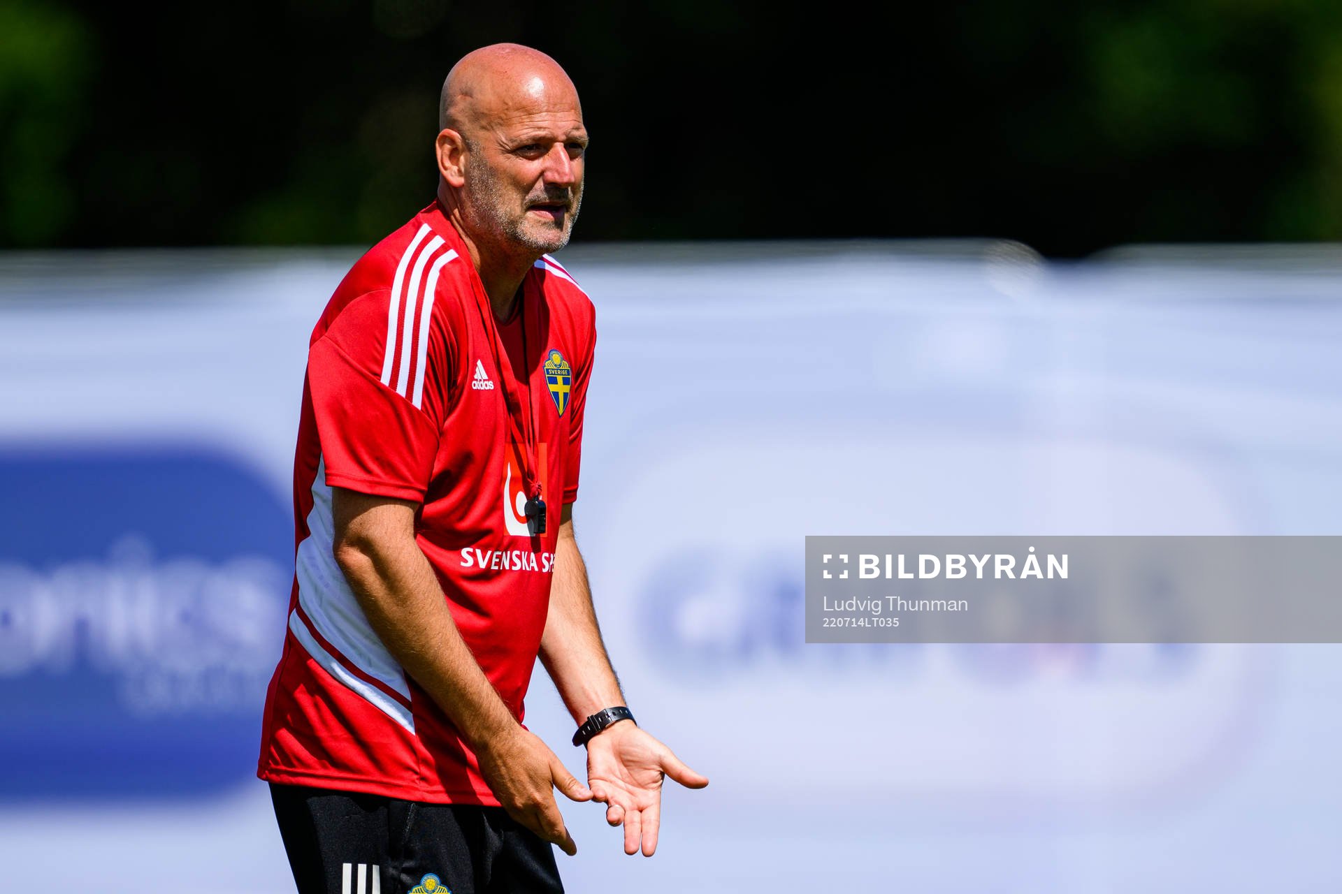 Magnus Wikman, assistant coach of the Swedish women's