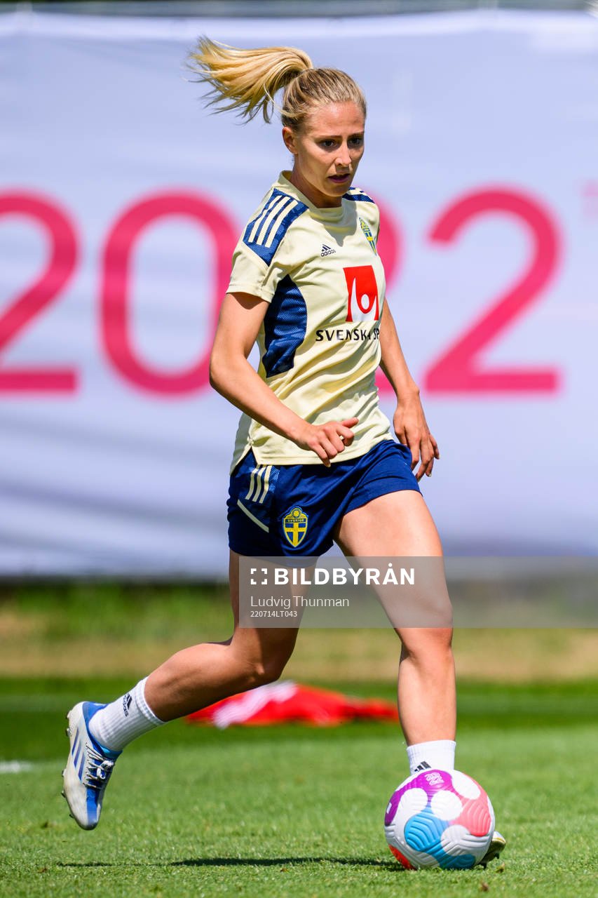 Rebecka Blomqvist of the Swedish women's national football