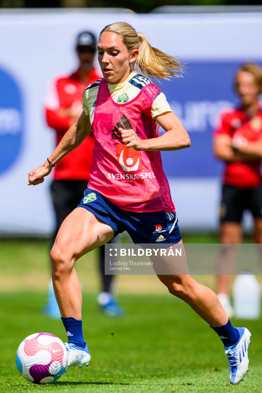 Elin Rubensson of the Swedish women's national football