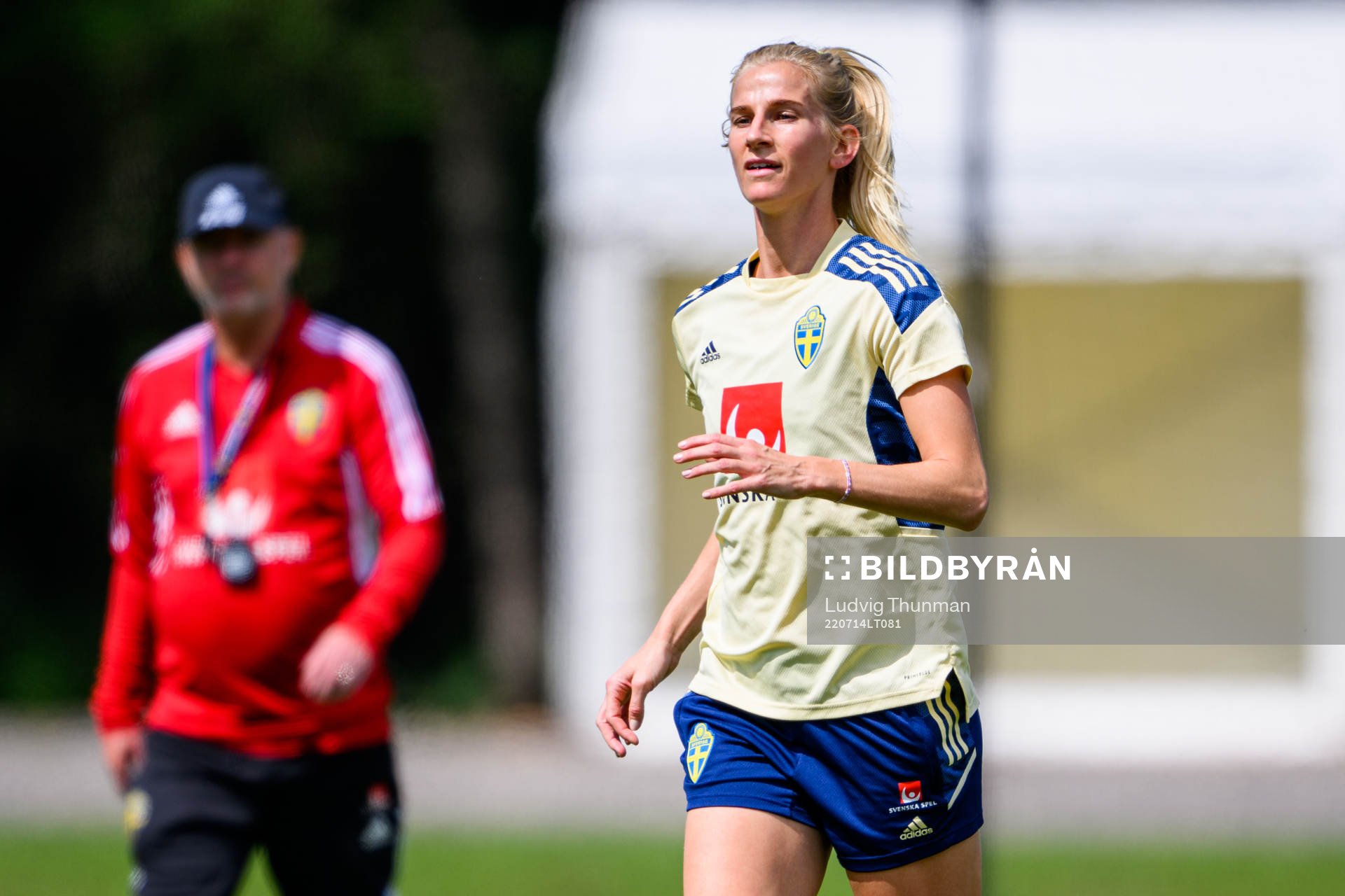 Sofia Jakobsson of the Swedish women's national football