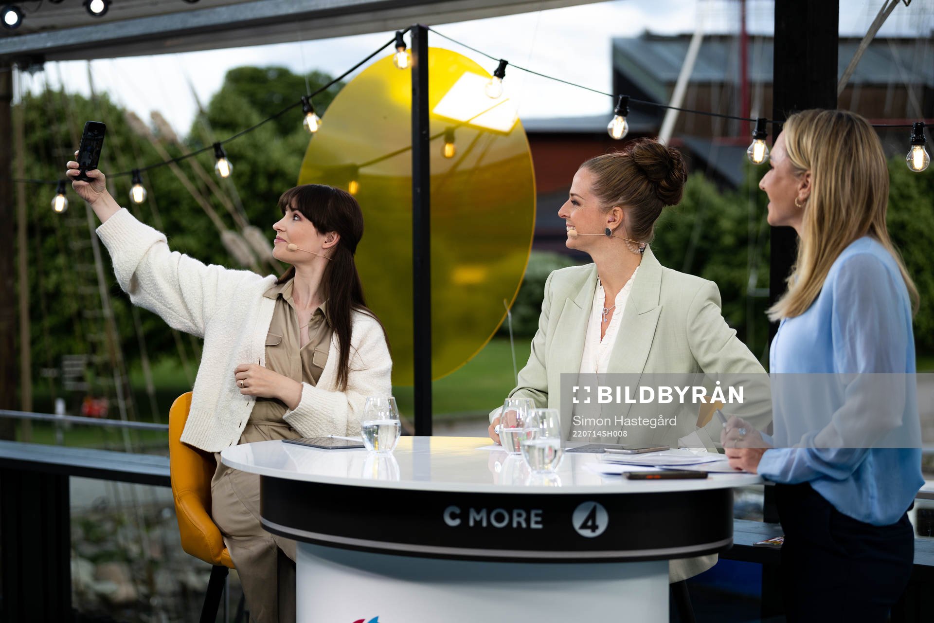 Vicki Blommé, Lotta Schelin och Frida Nordstrand i