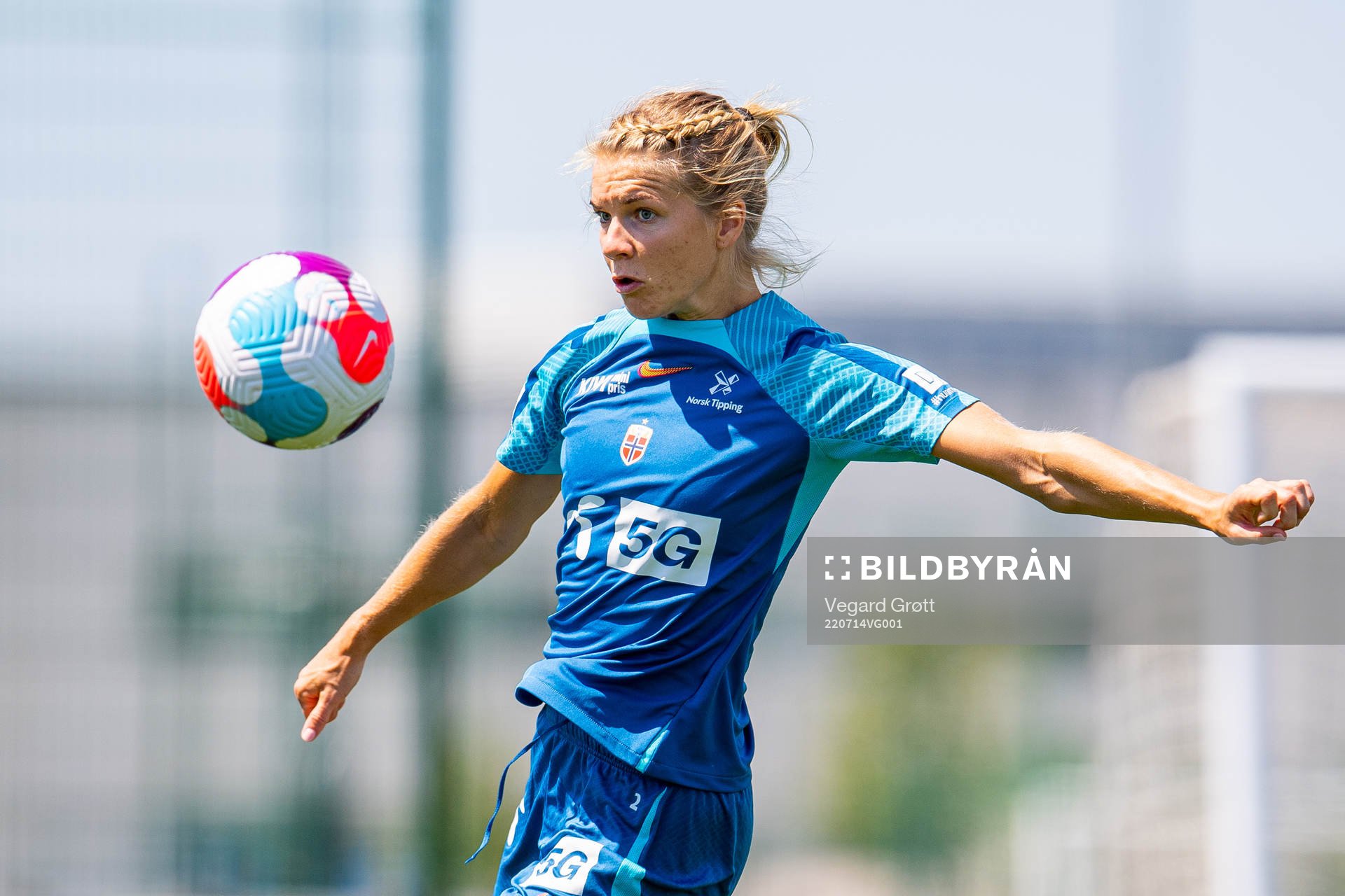 Ada Hegerberg of the Norwegian national football team at a