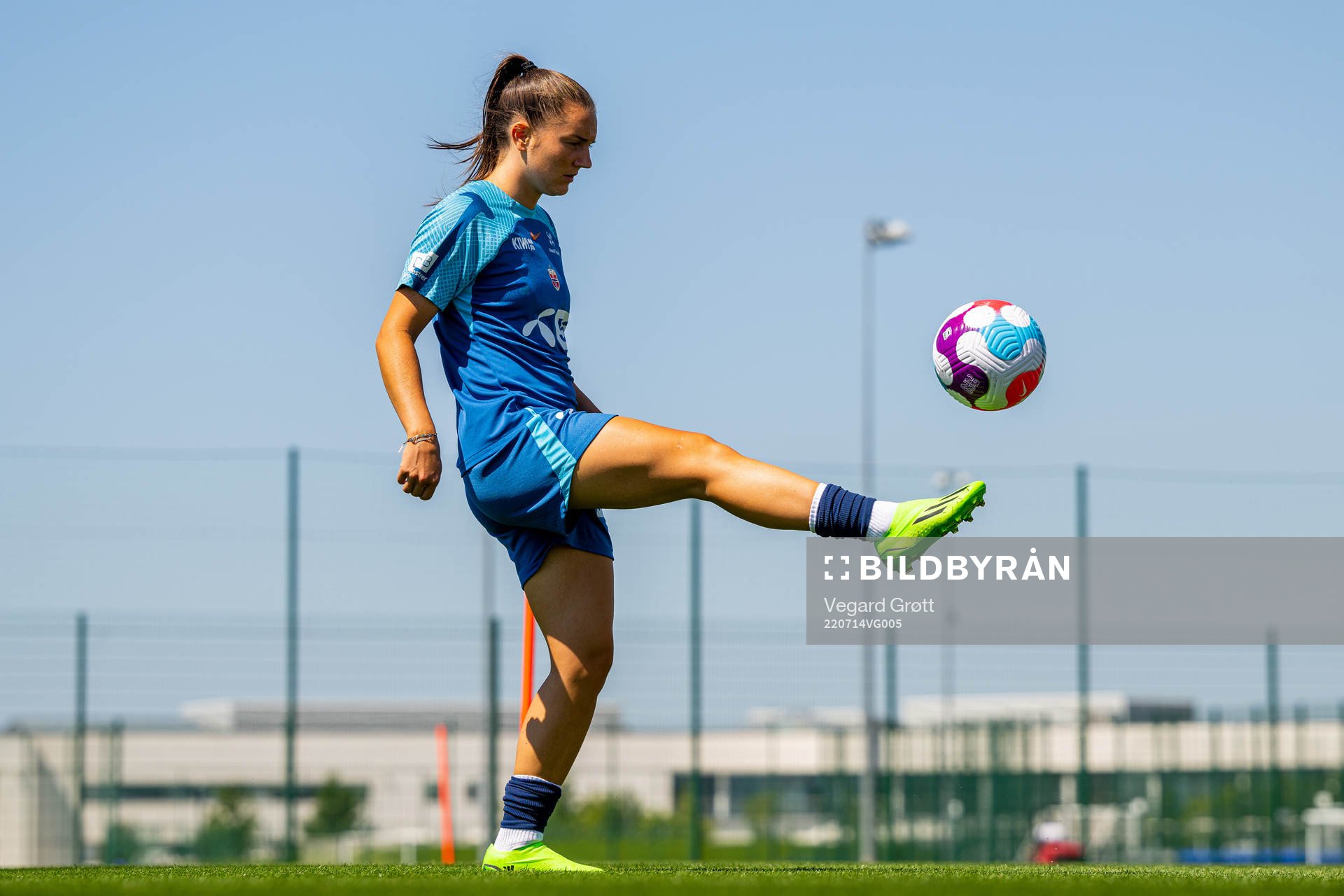 Vilde Bøe Risa of the Norwegian national football team at