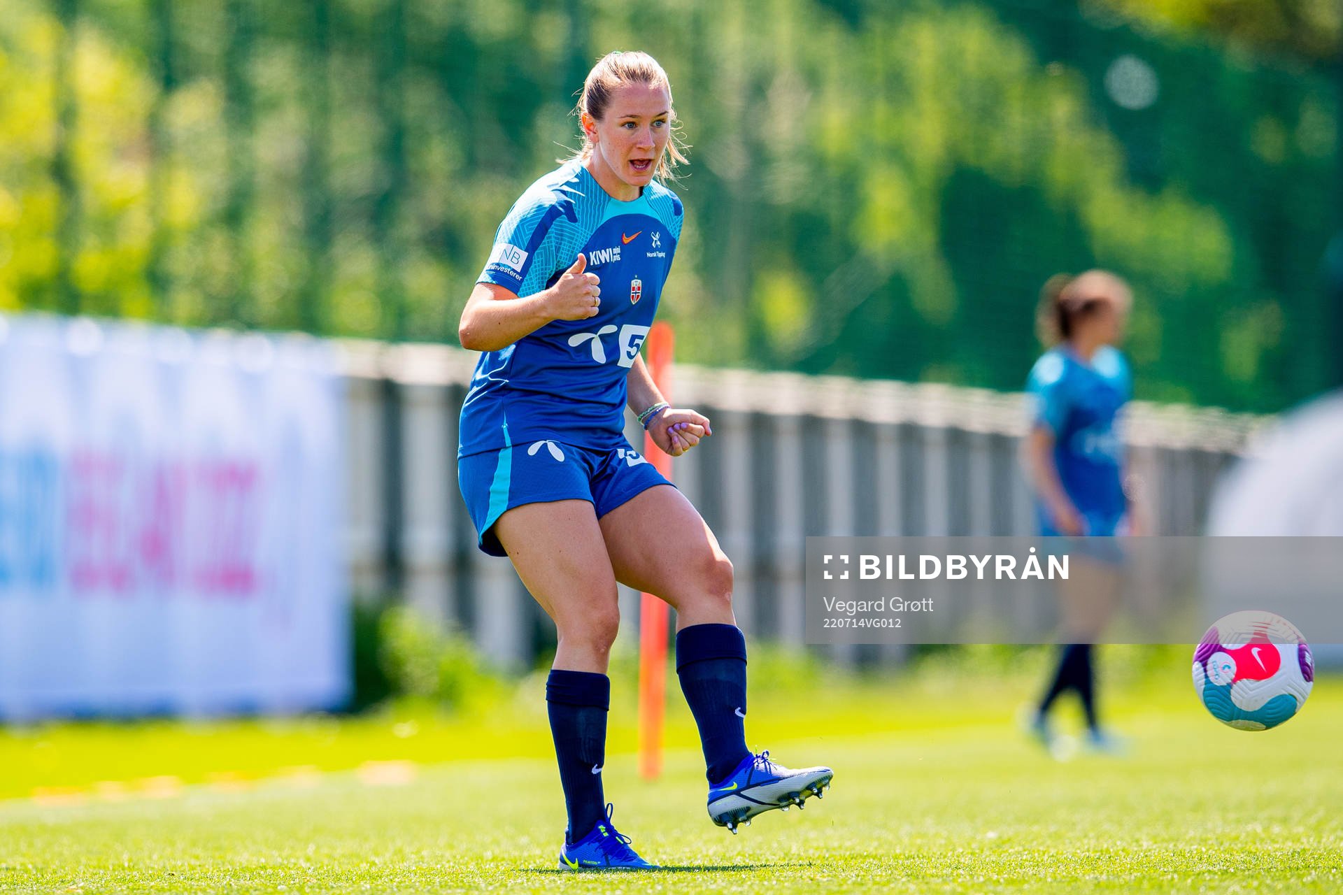 Elisabeth Terland of the Norwegian national football team