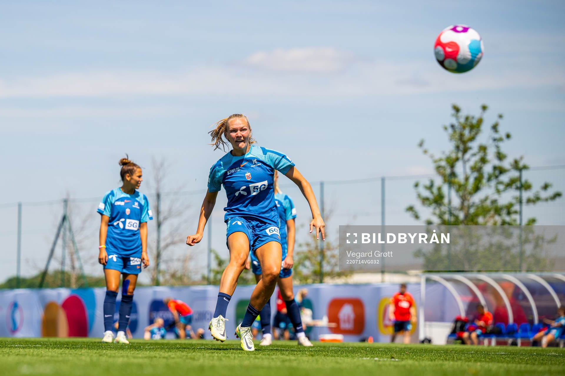 Frida Maanum of the Norwegian national football team at a