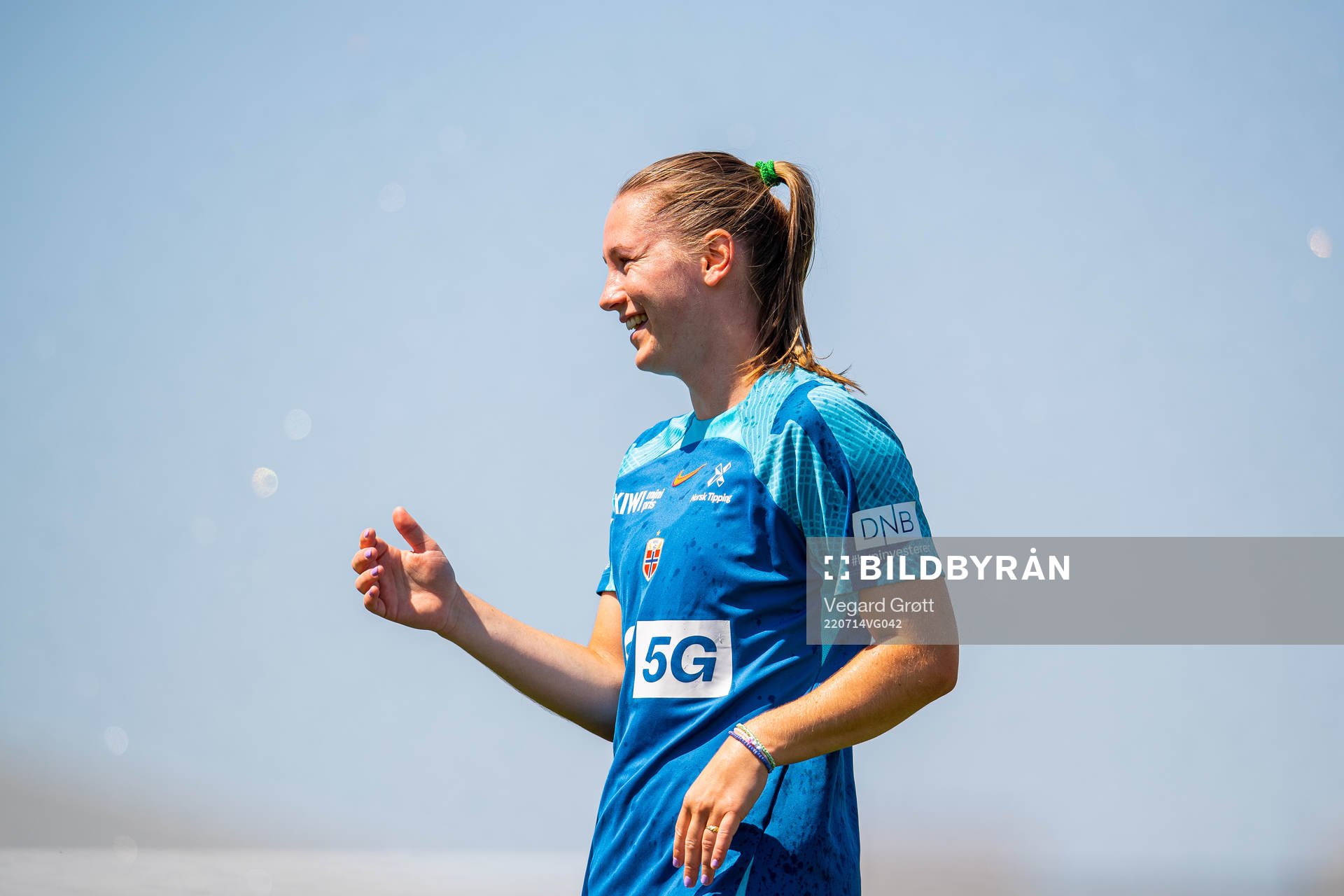 Elisabeth Terland of the Norwegian national football team