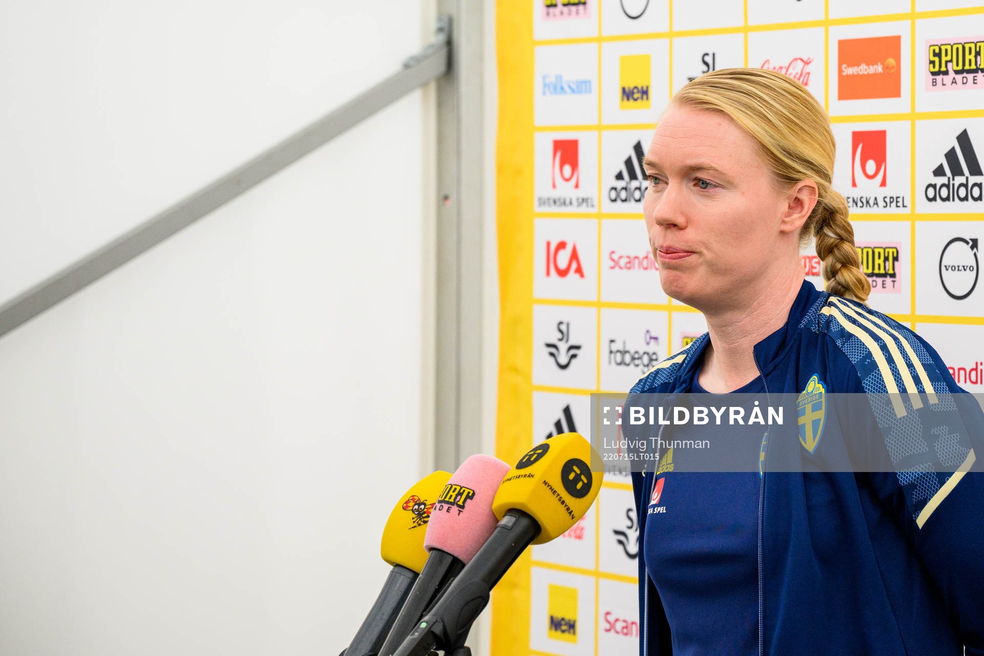 Goalkeeper Hedvig Lindahl of the Swedish women's national