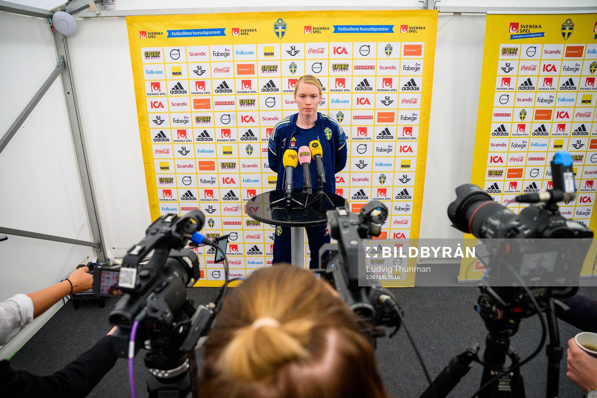 Goalkeeper Hedvig Lindahl of the Swedish women's national