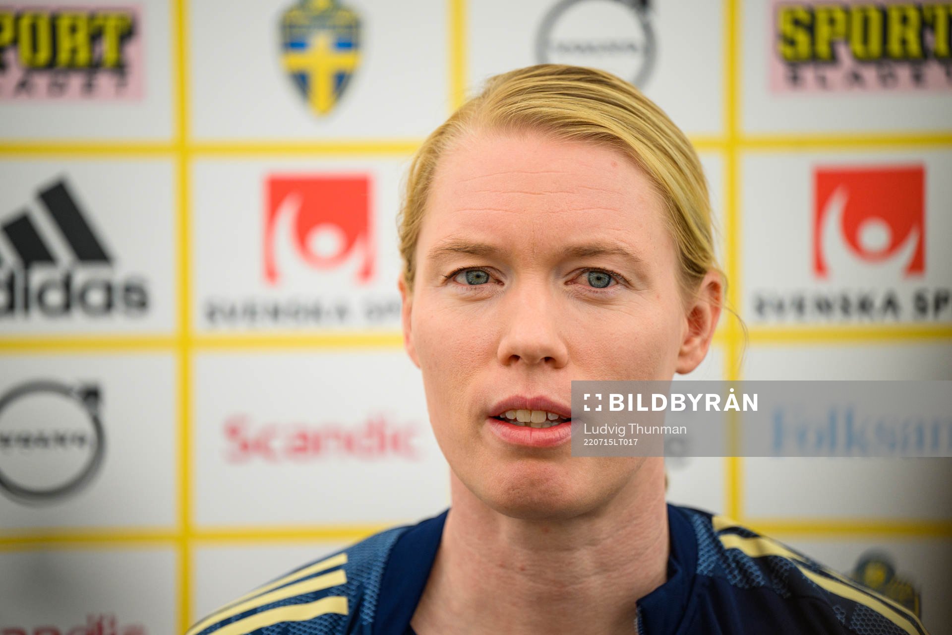 Goalkeeper Hedvig Lindahl of the Swedish women's national