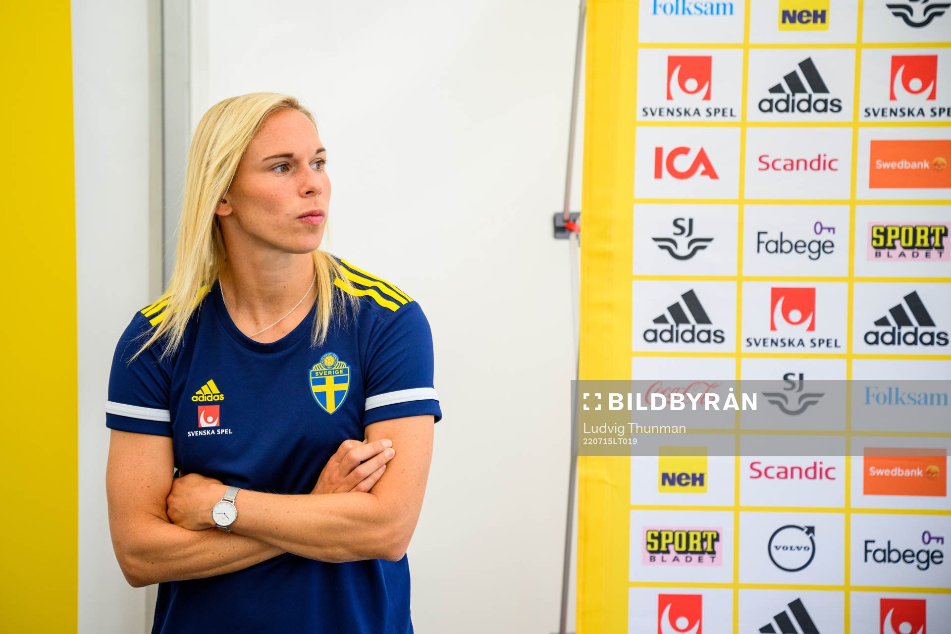 Jonna Andersson of the Swedish women's national football