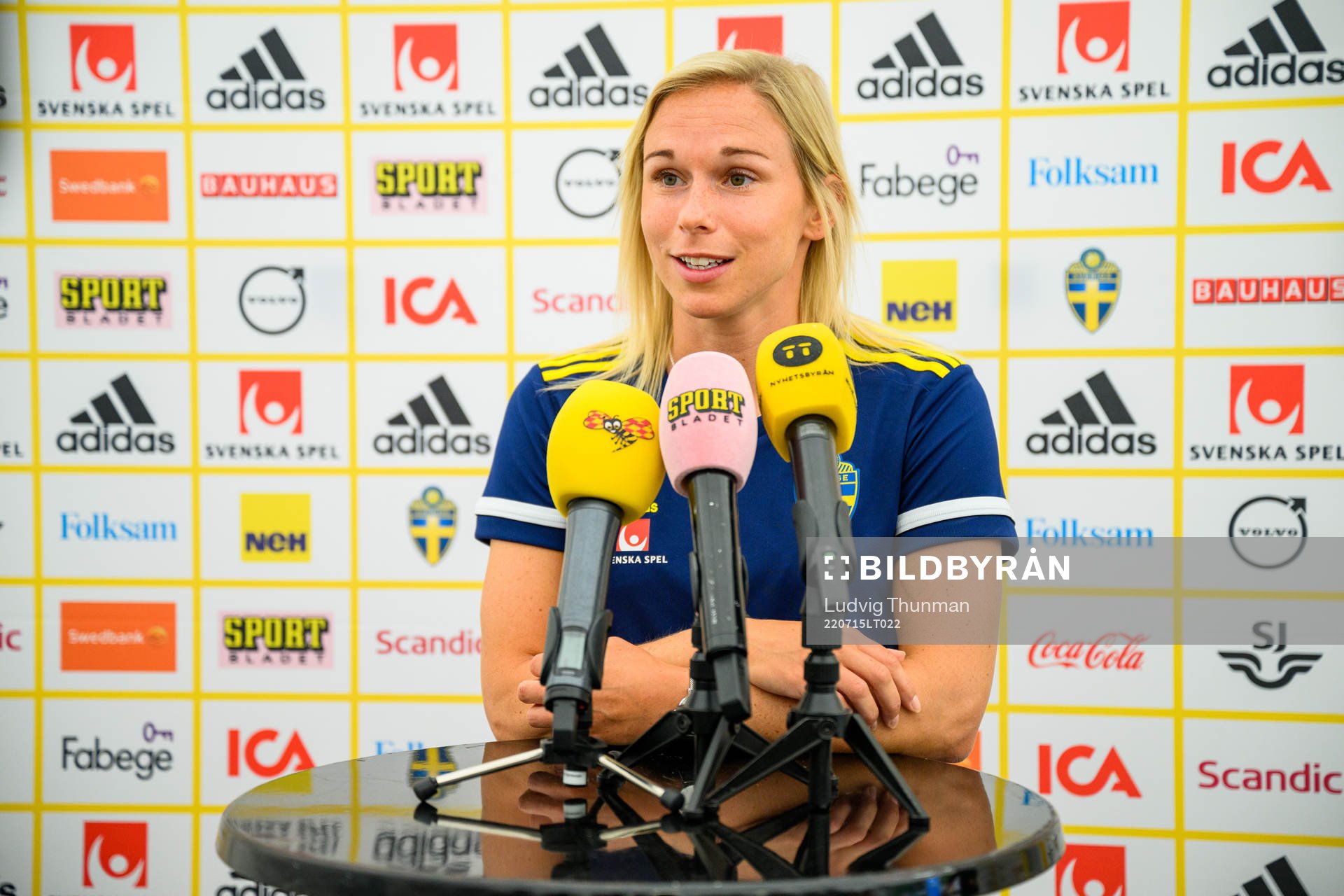 Jonna Andersson of the Swedish women's national football