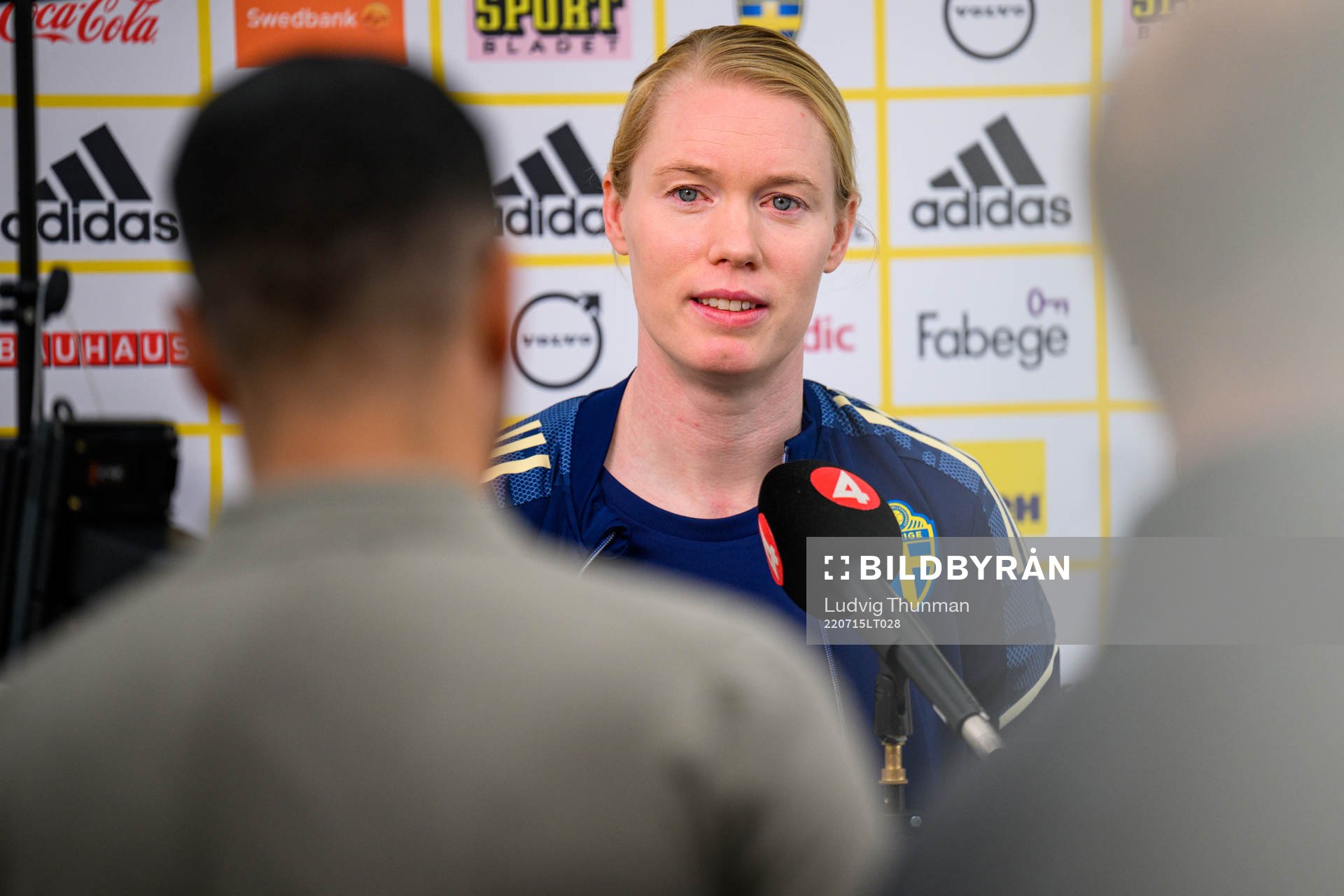 Goalkeeper Hedvig Lindahl of the Swedish women's national