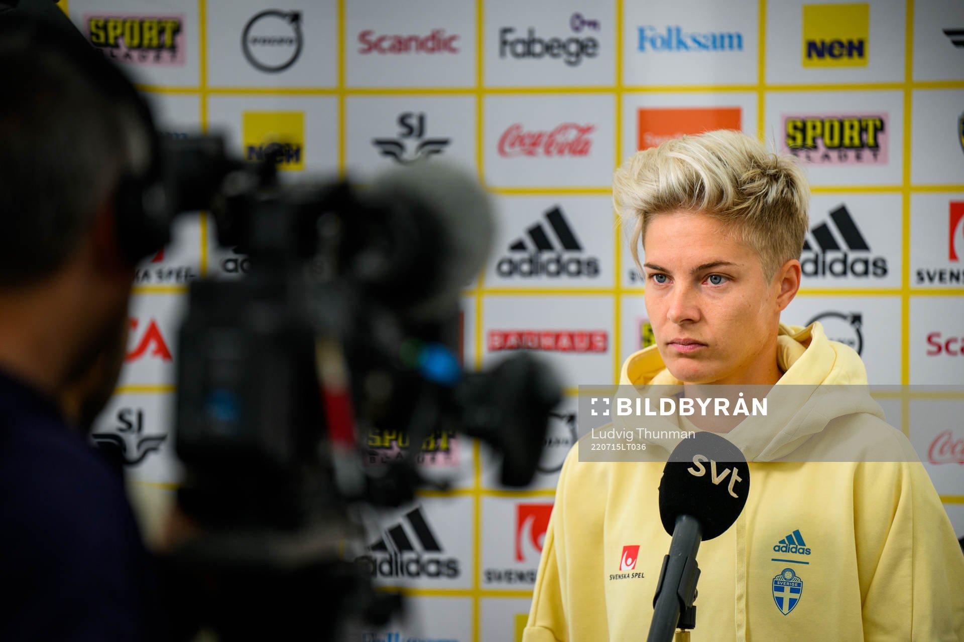 Lina Hurtig of the Swedish women's national football team