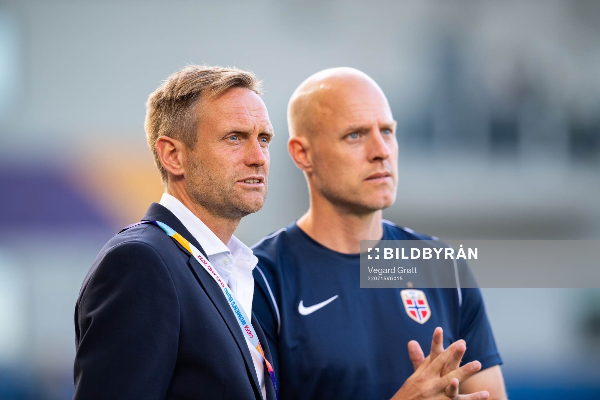 Head coach Martin Sjögren and assistant coach Anders