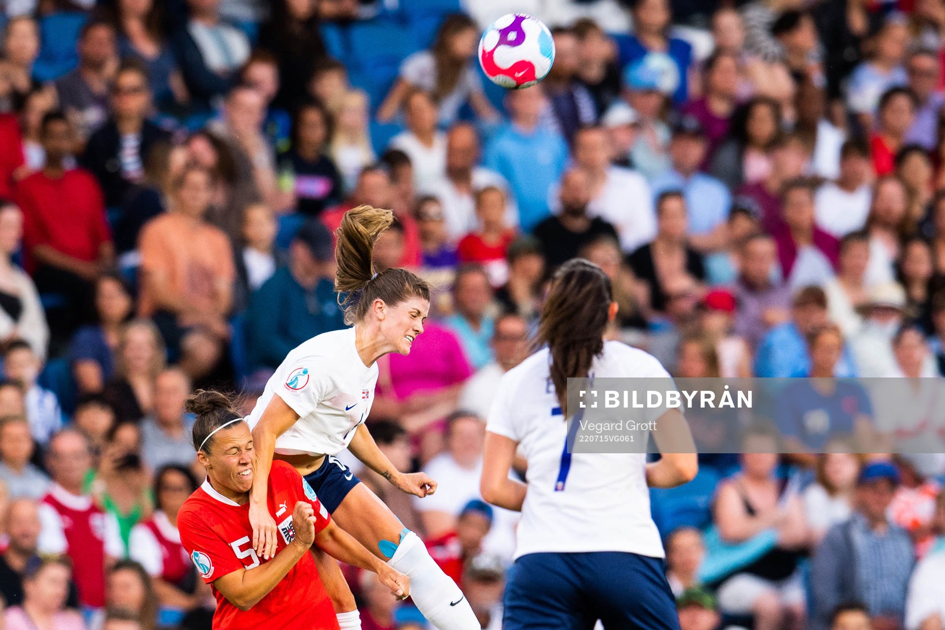 Nicole Billa of Austria and Maren Mjelde of Norway
