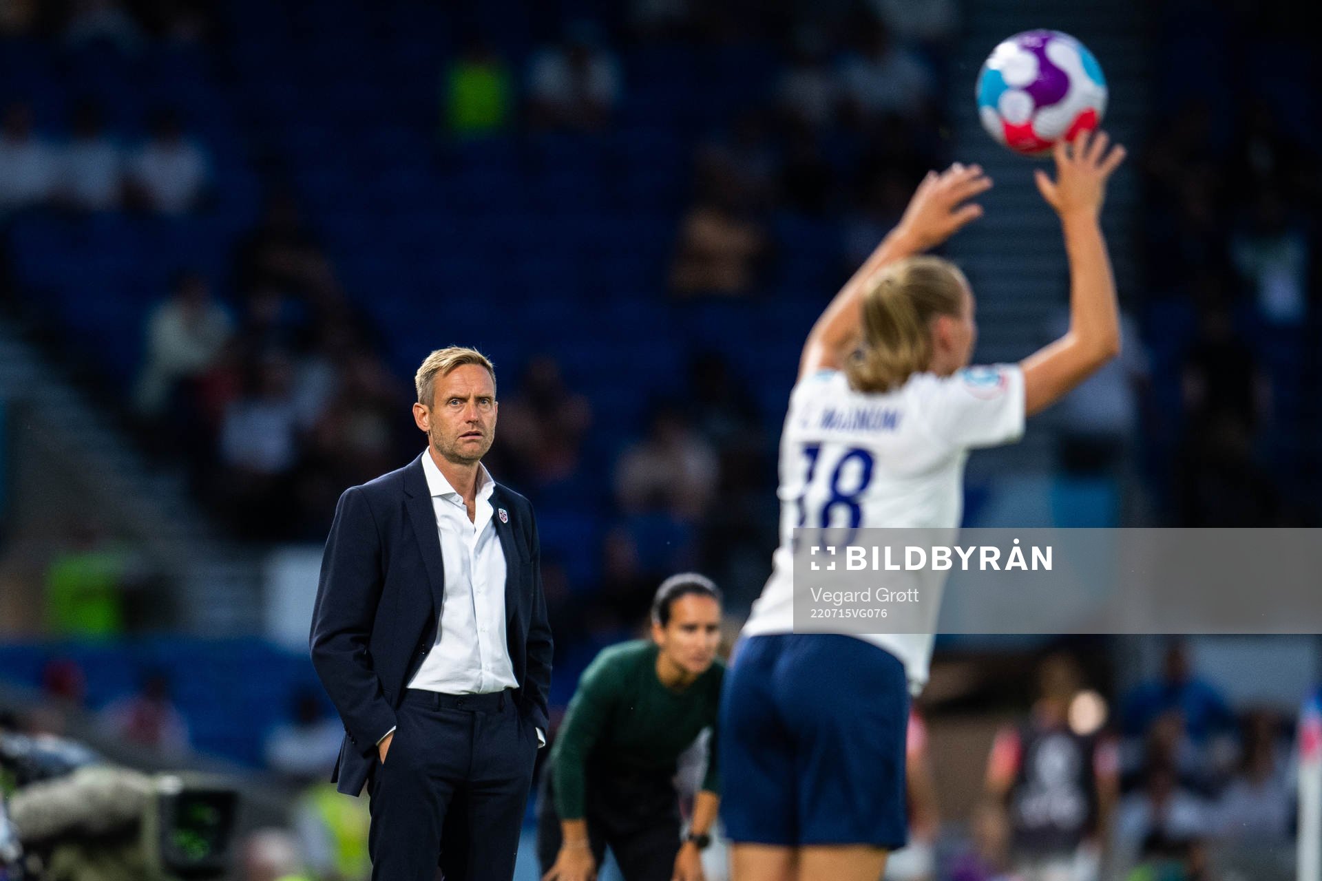Head coach Martin Sjögren of Norway