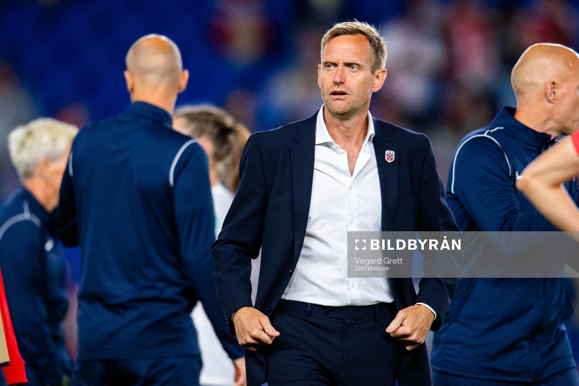 Head coach Martin Sjögren of Norway