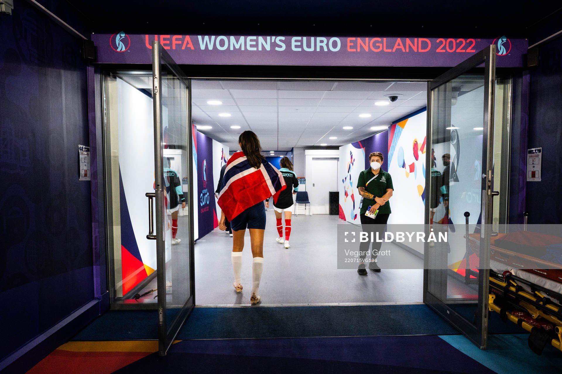 Ingrid Syrstad Engen of Norway looks dejected
