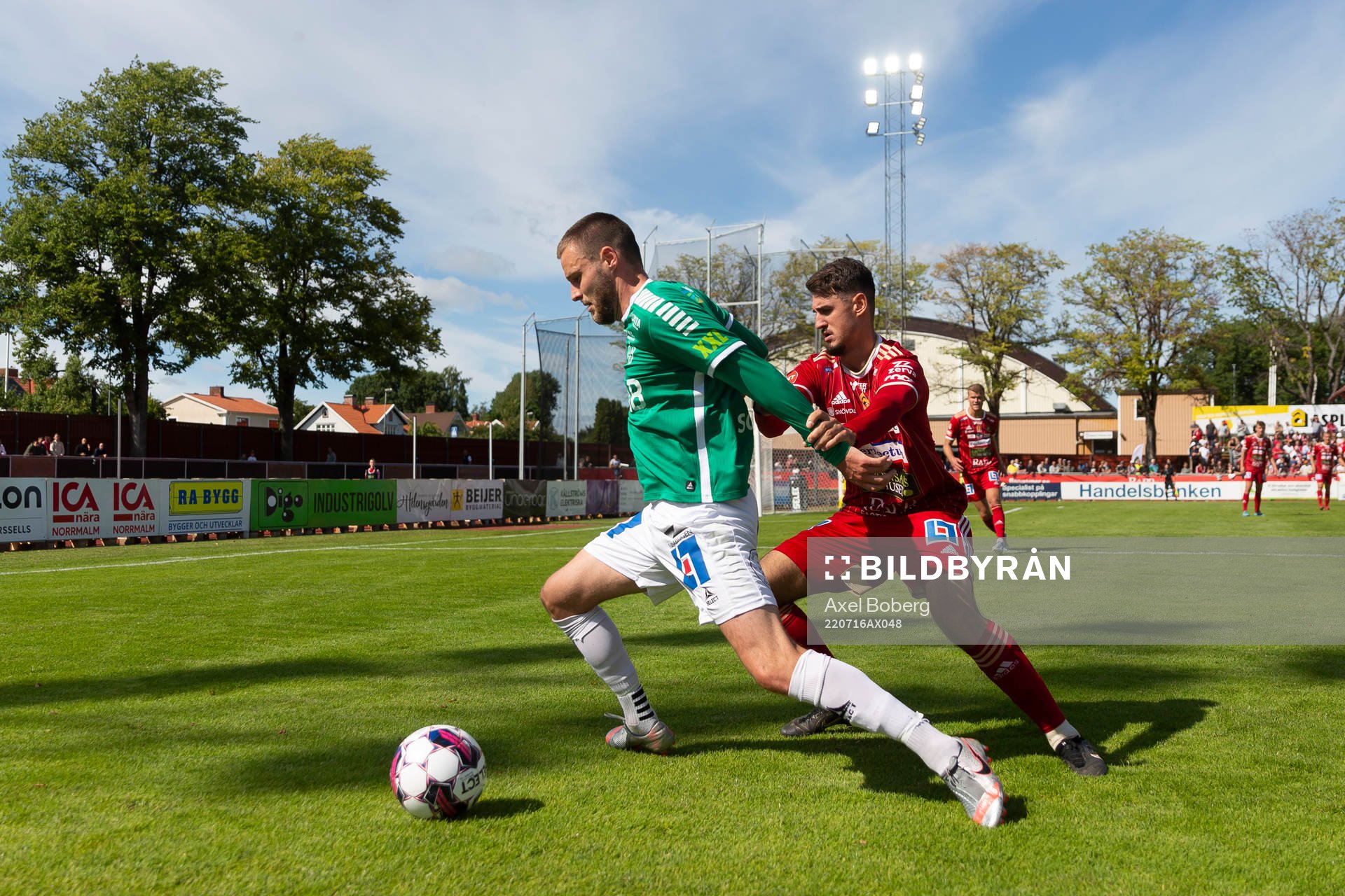 Brages Niklas Söderberg och Skövdes Aldin Basic