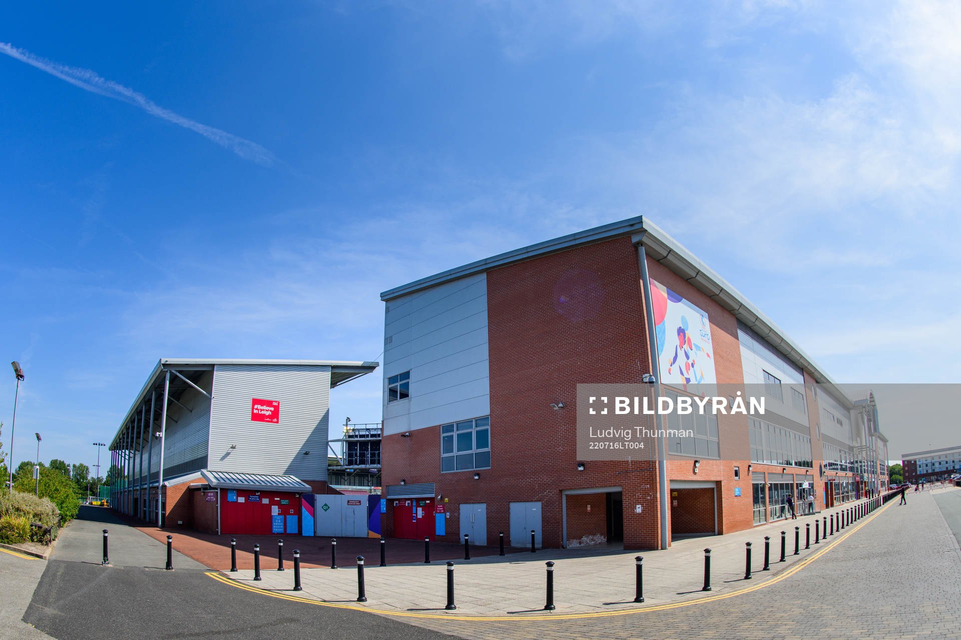 General view of Leigh Sports Village ahead of a press conference with Portugal during the UEFA Women's Euro 2022 Championship on July 16, 2022 in Leigh. 