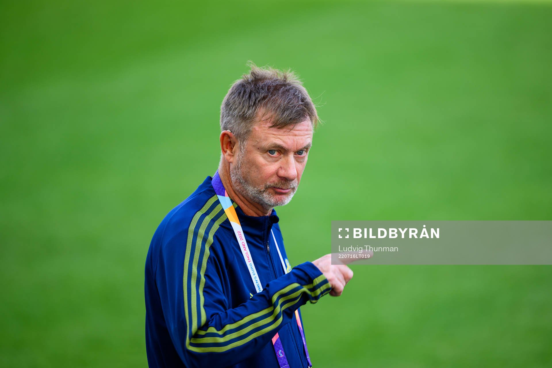 Peter Gerhardsson, head coach of the Swedish women's