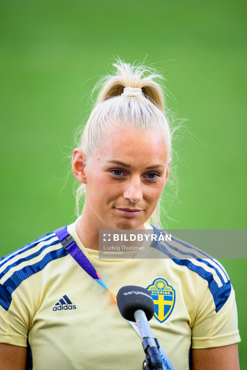 Stina Blackstenius of the Swedish women's national football