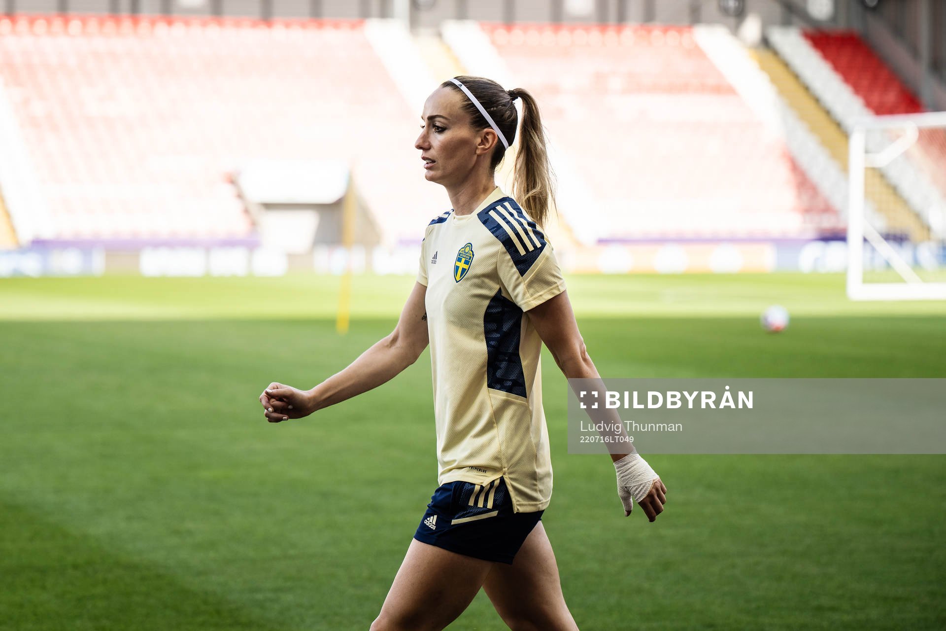 Kosovare Asllani of the Swedish women's national football