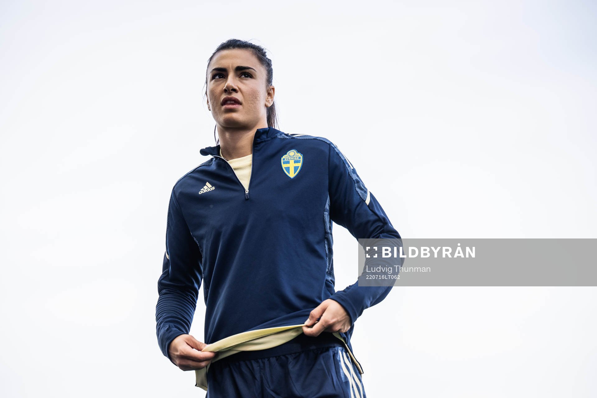 goalkeeper Zecira Musovic of the Swedish women's national