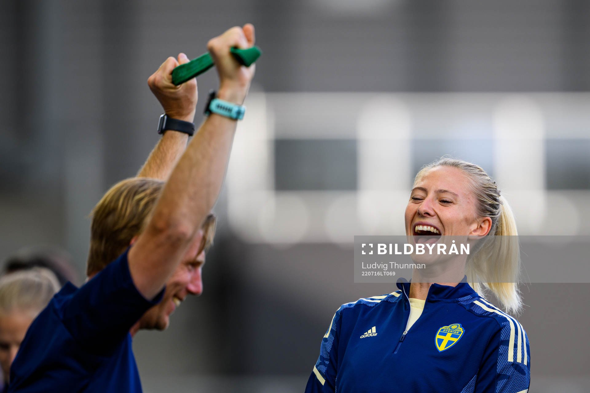 Rebecka Blomqvist of the Swedish women's national football