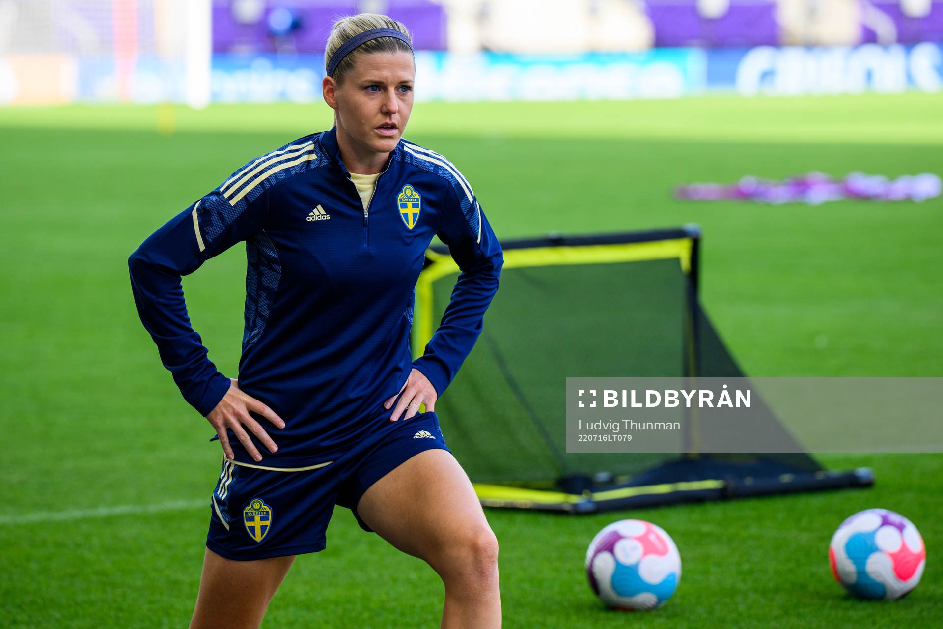 Olivia Schough of the Swedish women's national football