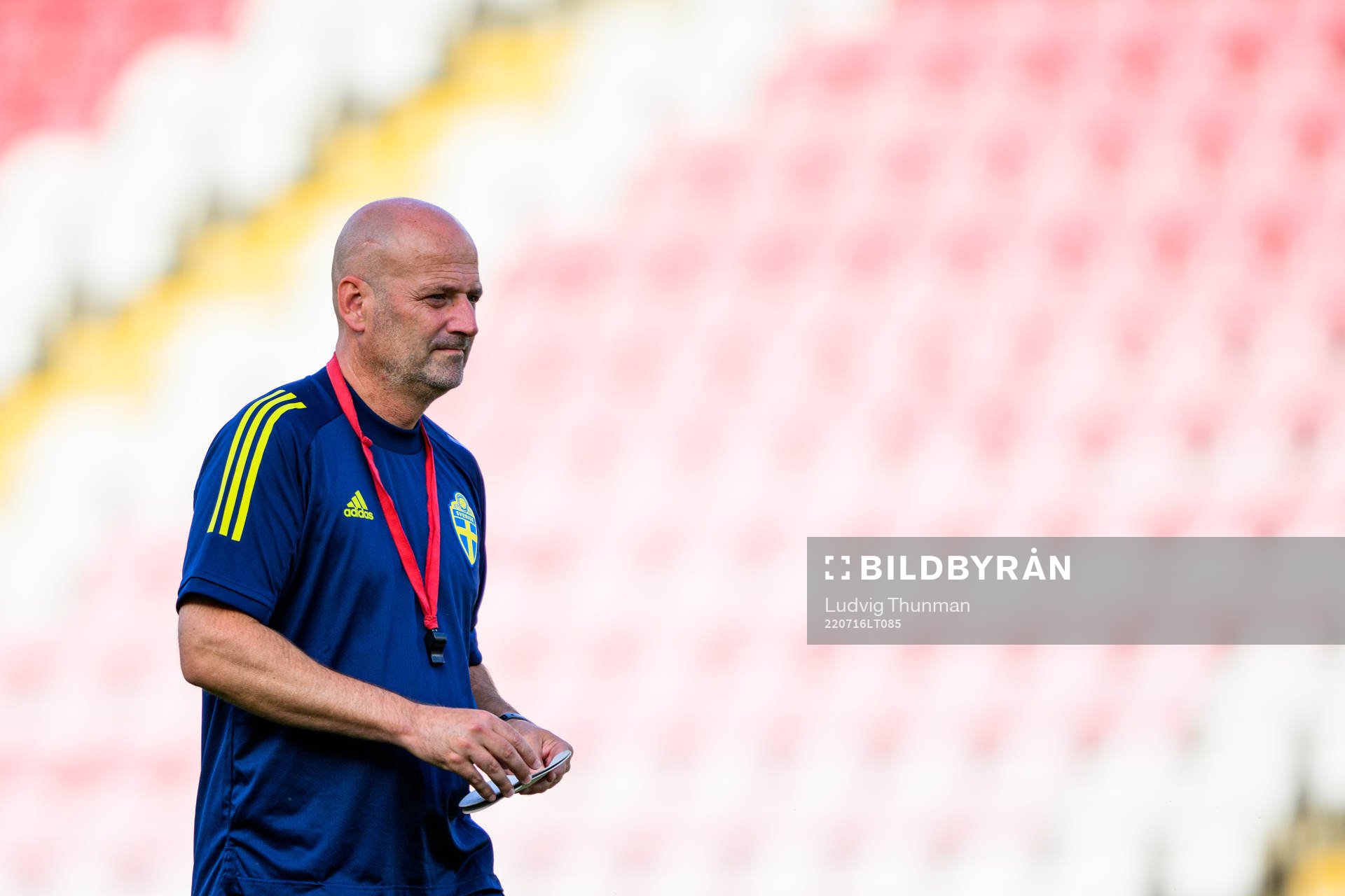 Magnus Wikman, assistant coach of the Swedish women's