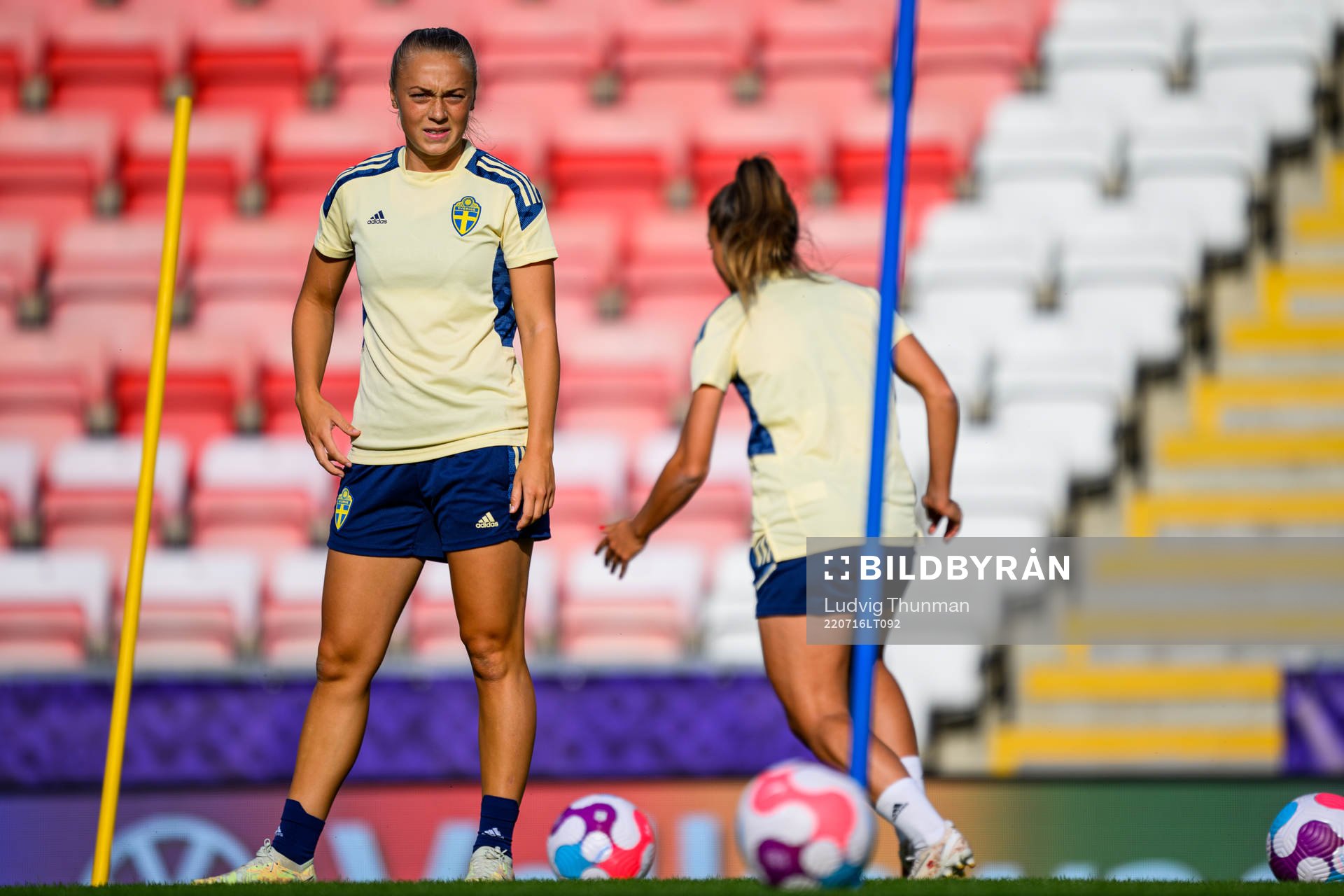 Hanna Bennison of the Swedish women's national football