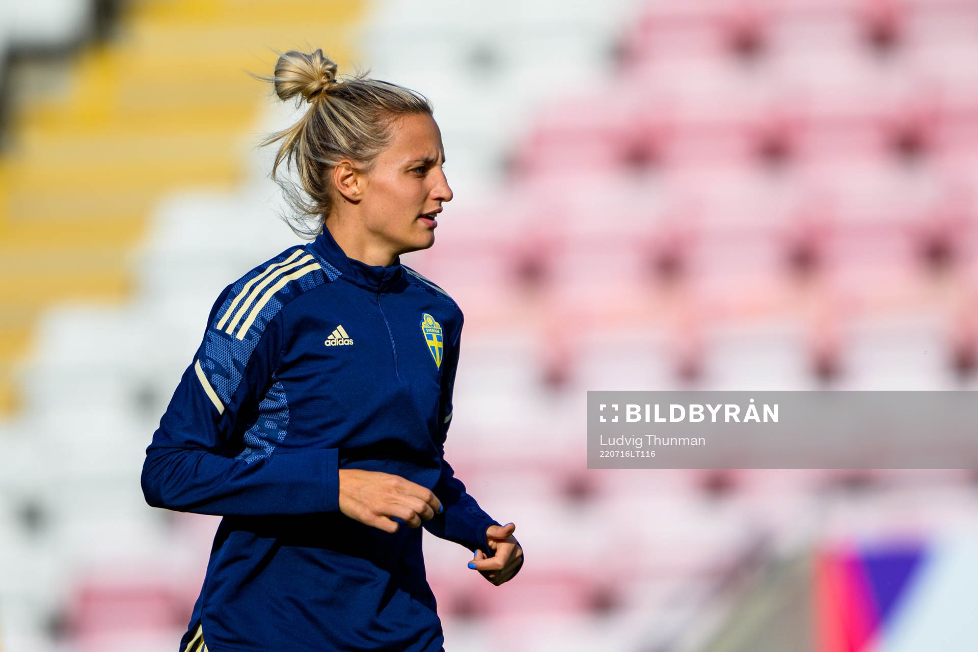 Nathalie Björn of the Swedish women's national football
