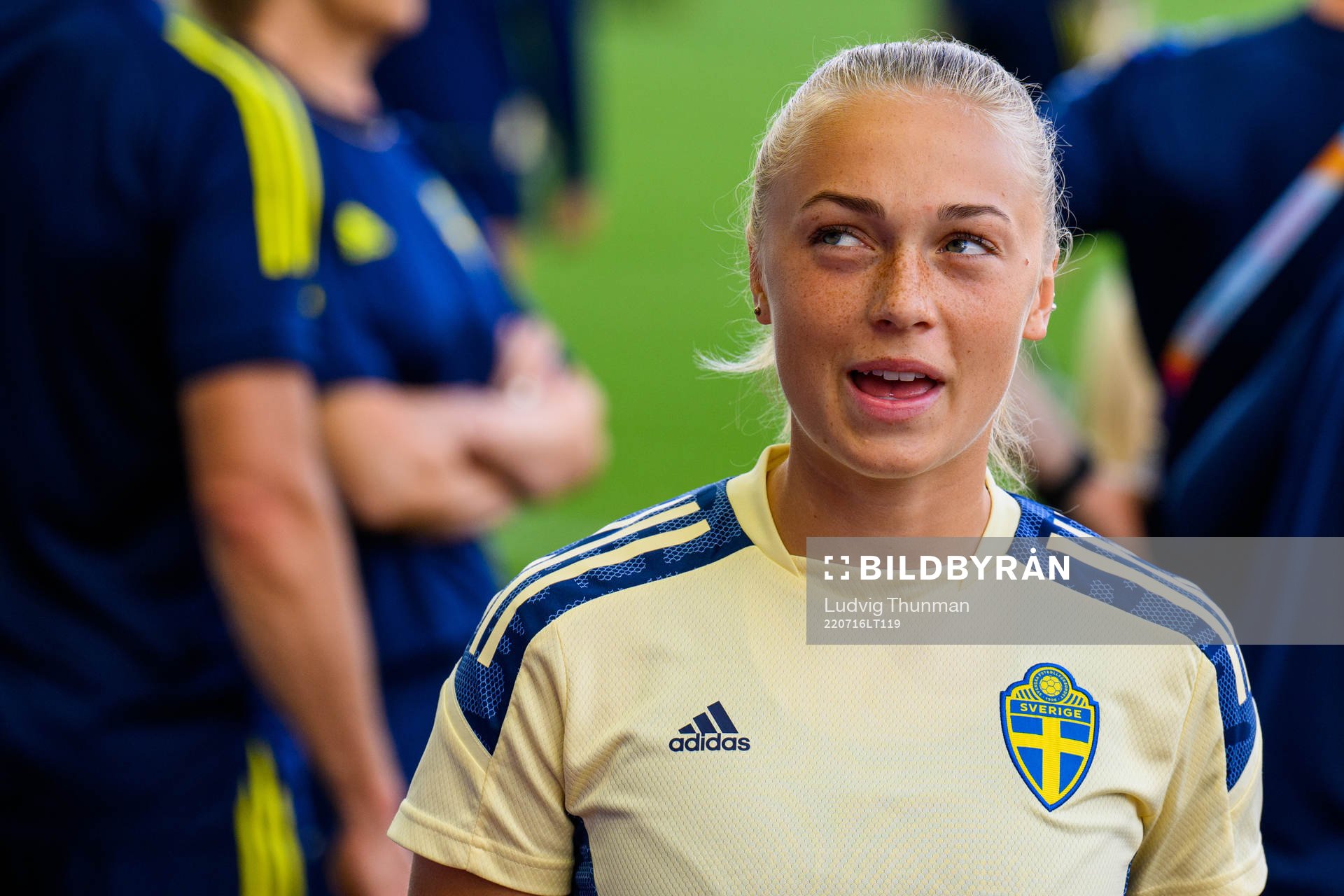 Hanna Bennison of the Swedish women's national football